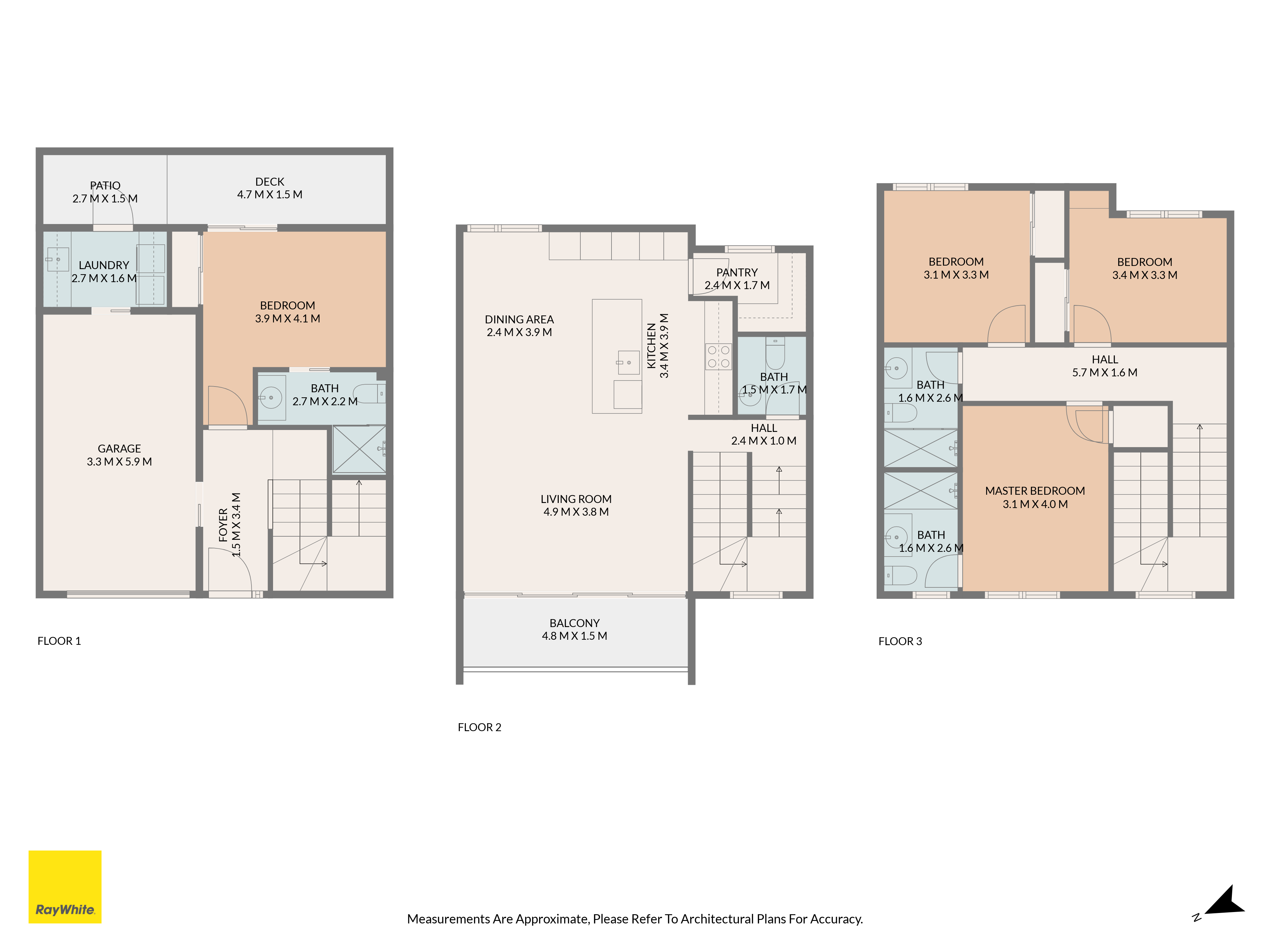 2b Kotare Avenue, Westmere, Auckland City, 4 कमरे, 3 बाथरूम, House