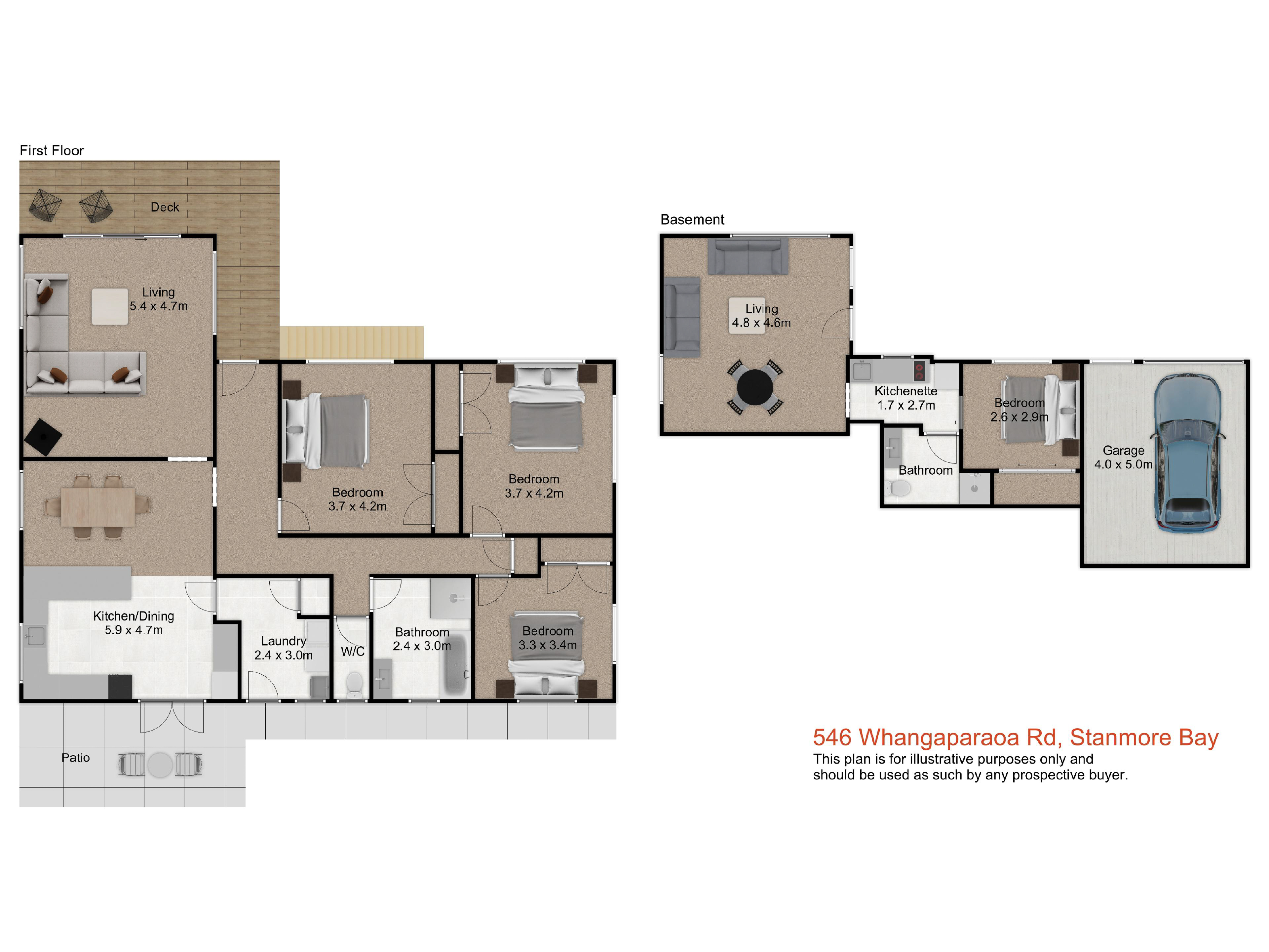 546 Whangaparaoa Road, Stanmore Bay, Rodney, 4房, 2浴, House