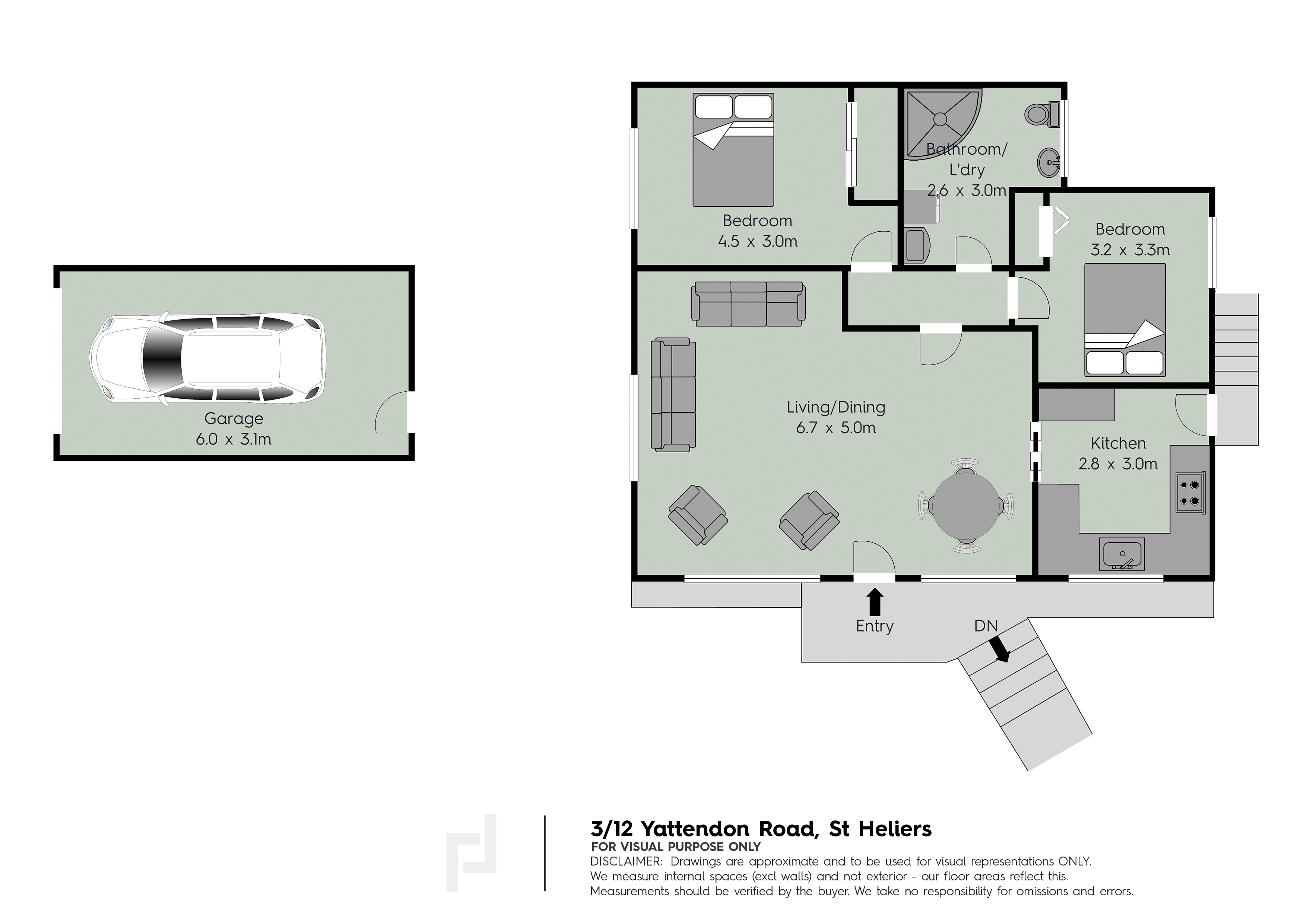 3/12 Yattendon Road, Saint Heliers, Auckland, 2房, 1浴, House