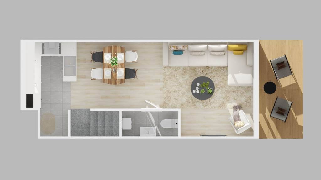 15c Tabitha Crescent, Henderson, Waitakere City, 2 phòng ngủ, 1 phòng tắm, Townhouse