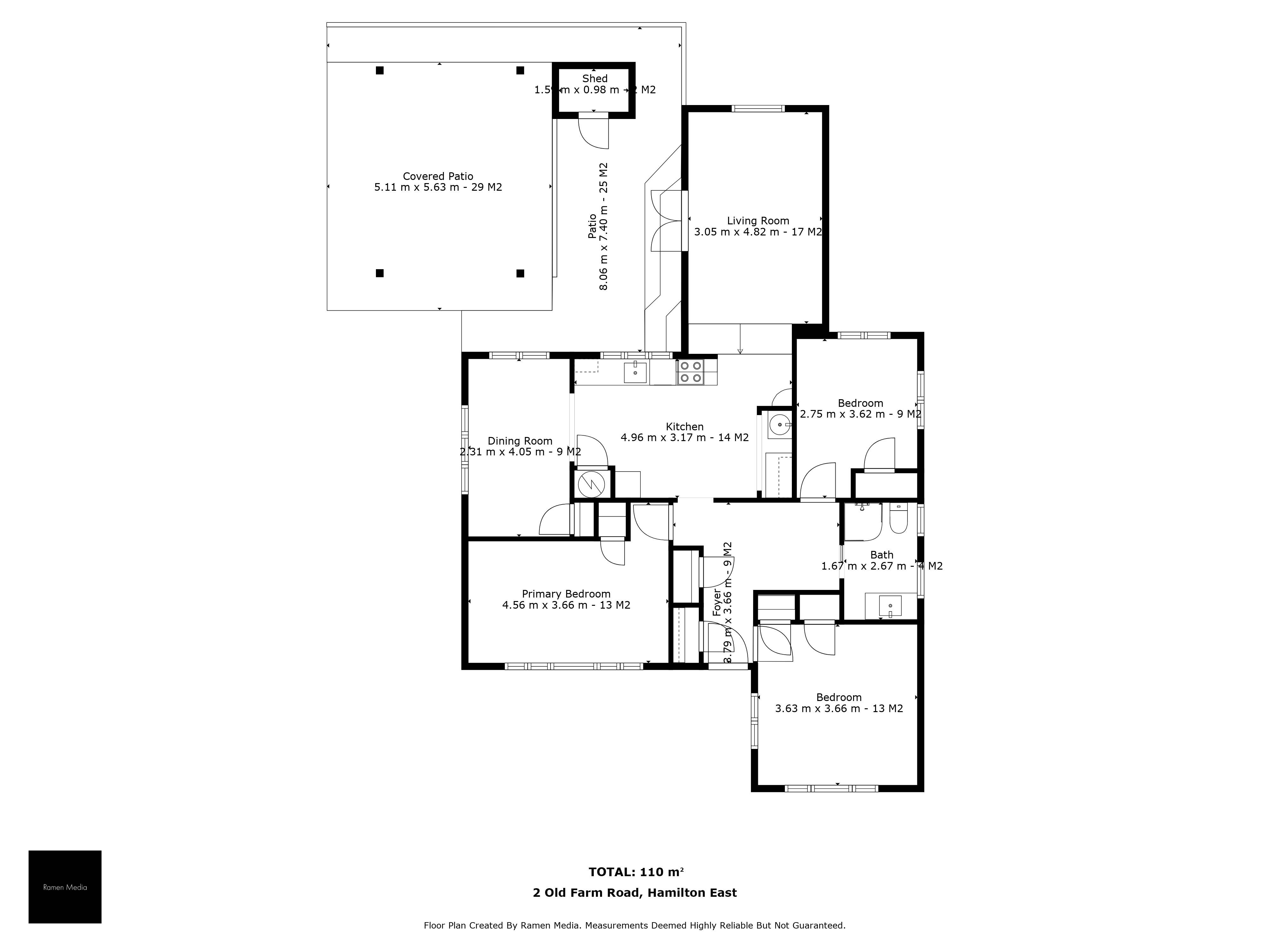 2 Old Farm Road, Hamilton East, Hamilton City, 3房, 1浴, House