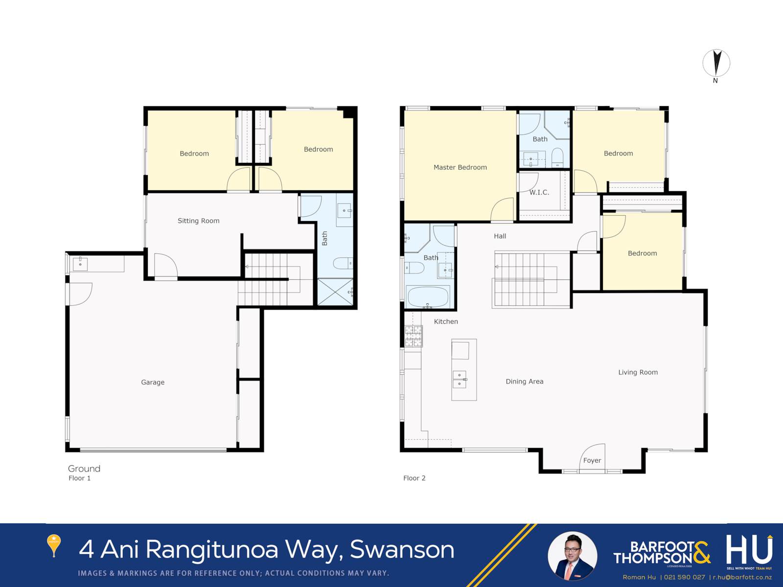 4 Ani Rangitunoa Way, Swanson, Waitakere City, 5 રૂમ, 3 બાથરૂમ, House