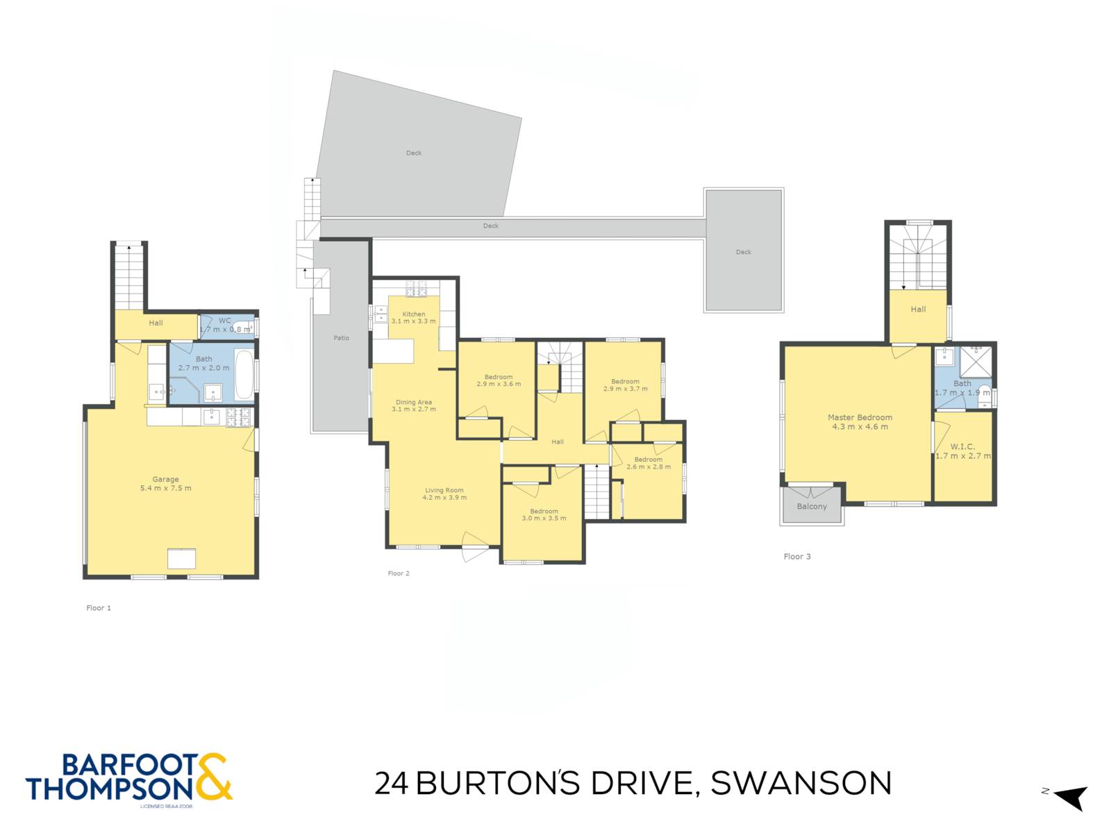 24 Burtons Drive, Swanson, Waitakere City, 5房, 2浴, House