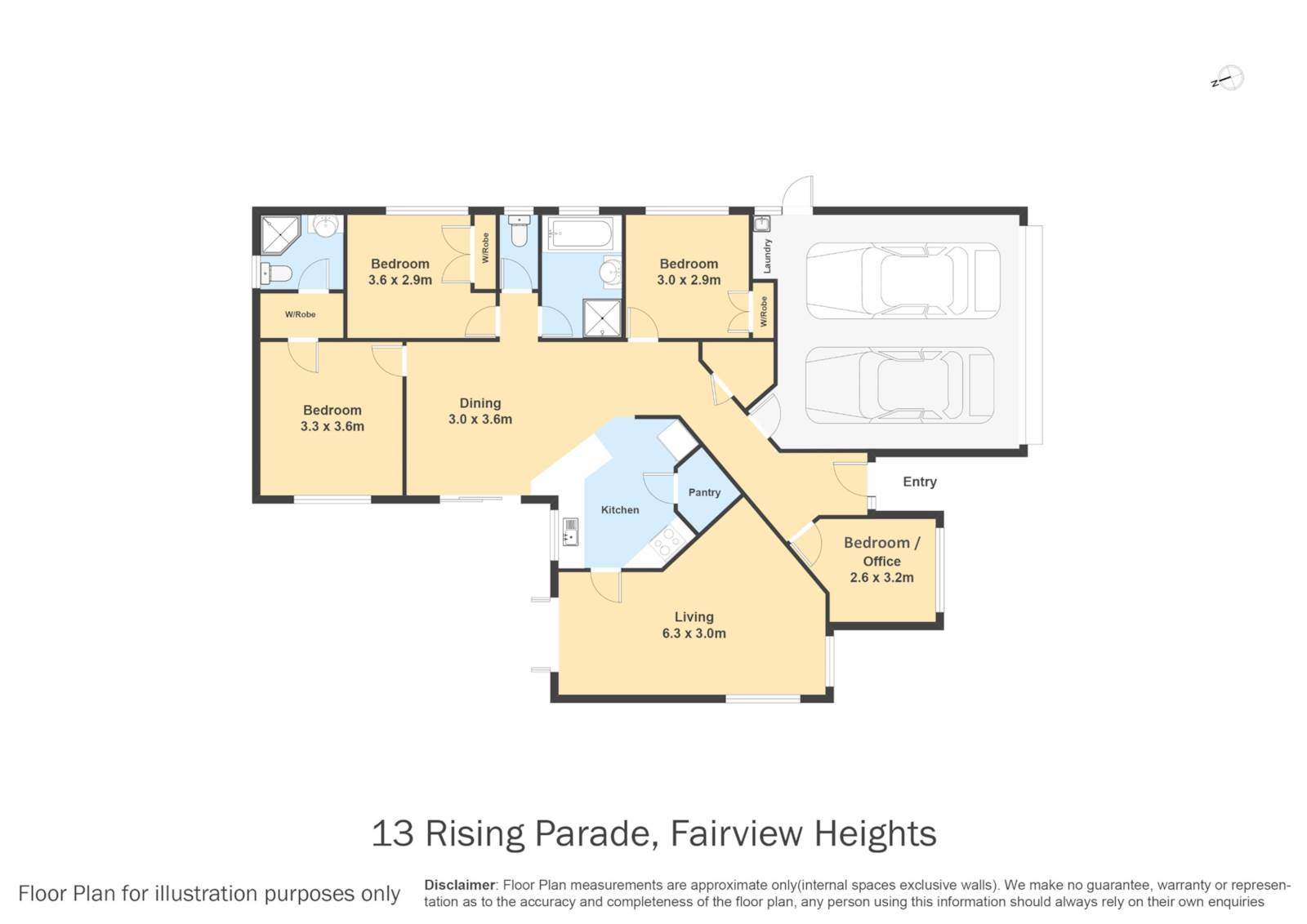 13 Rising Parade, Fairview Heights, North Shore City, 4部屋, 2バスルーム, House