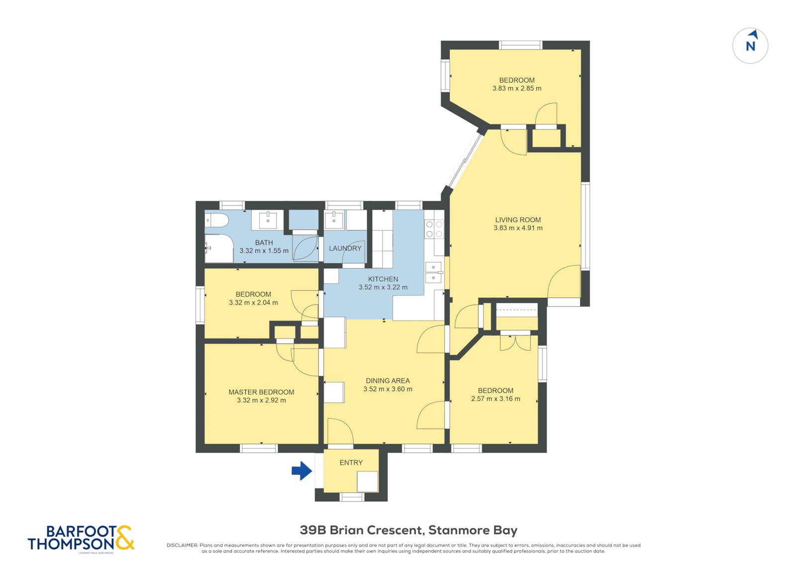 39b Brian Crescent, Stanmore Bay, Rodney, 4房, 1浴, House
