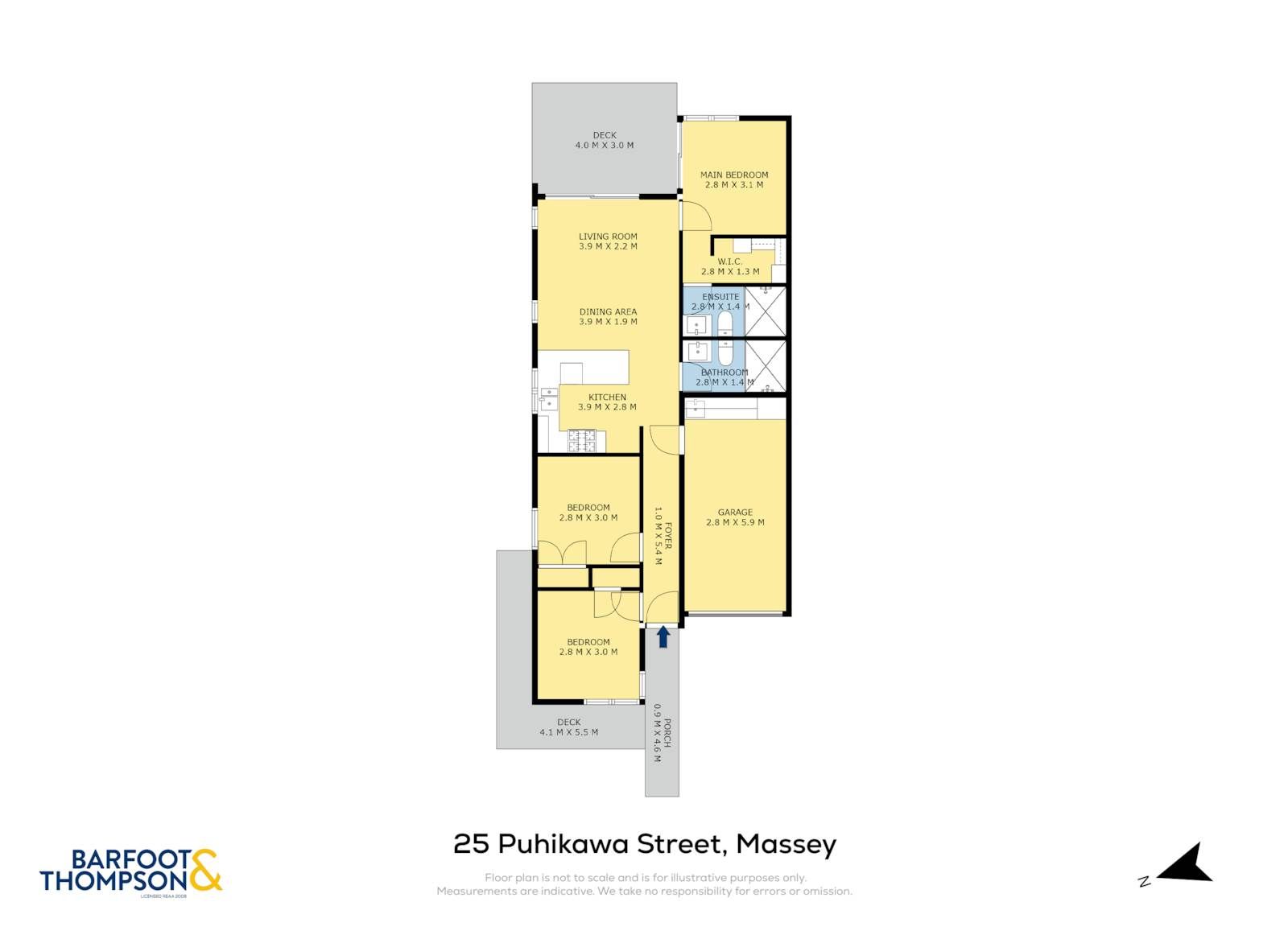 25 Puhikawa Street, Massey, Auckland - Waitakere, 3房, 1浴, House