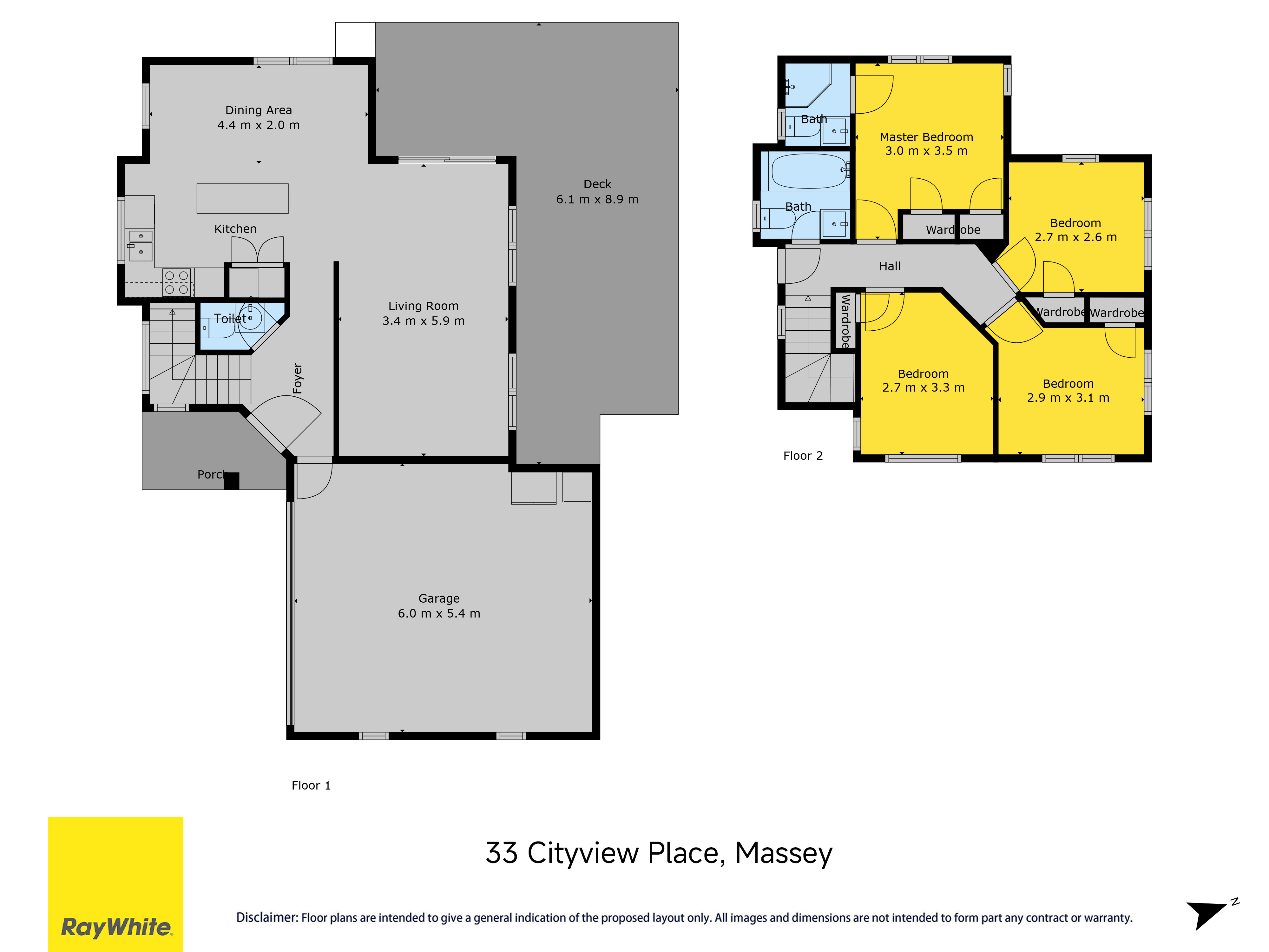 33 Cityview Place, Massey, Waitakere City, 4 Bedrooms, 2 Bathrooms, House
