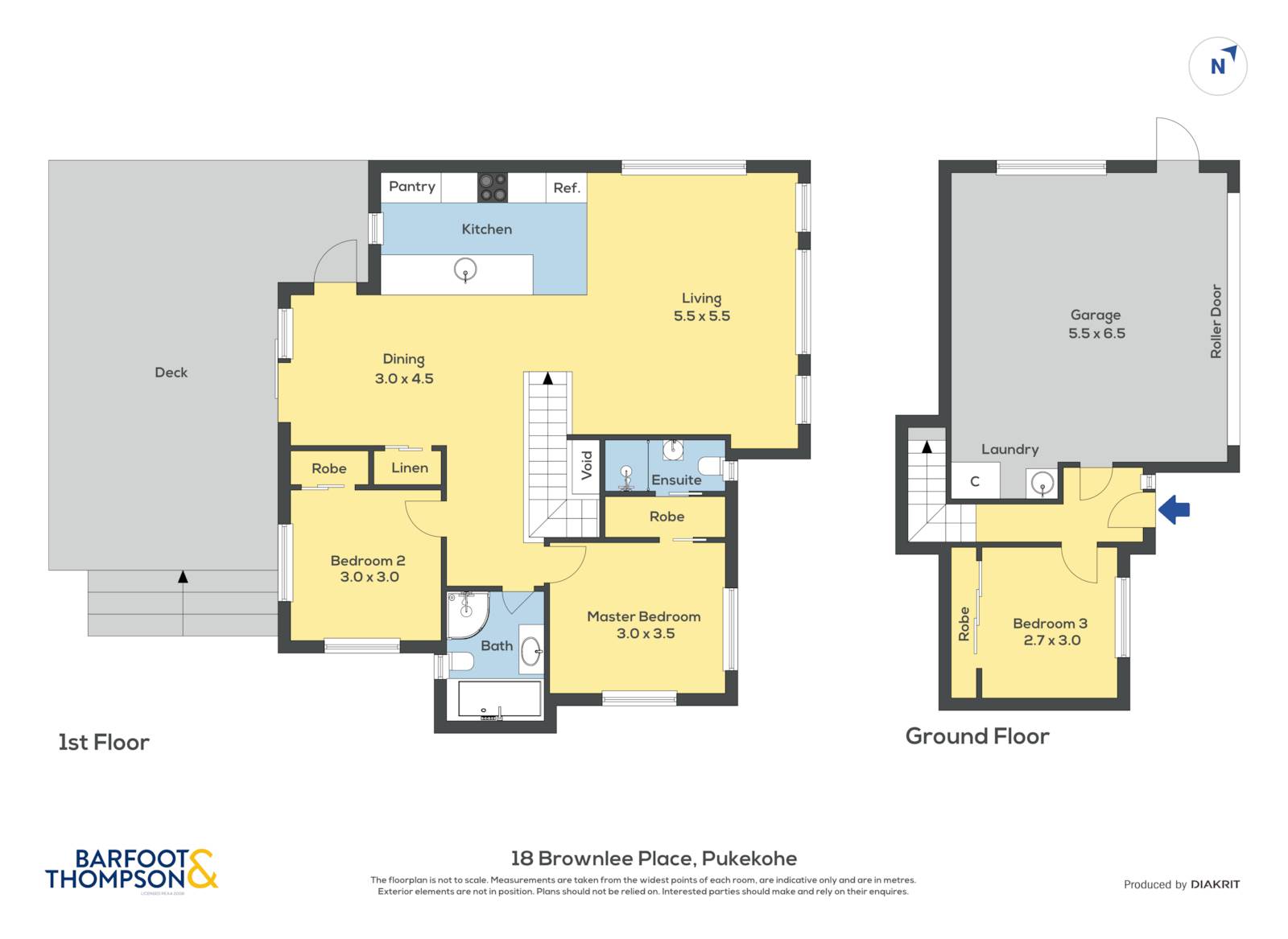 18 Brownlee Place, Pukekohe, Franklin, 3 ห้องนอน, 2 ห้องน้ำ, House