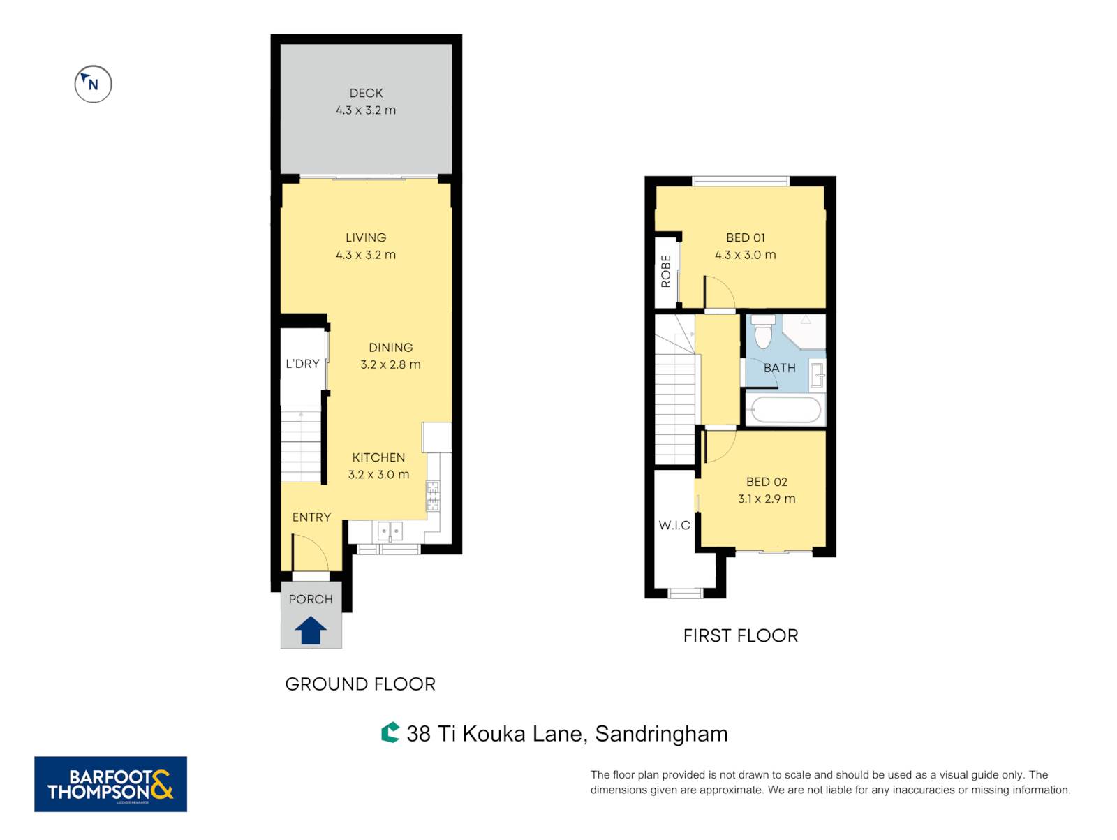 38 Ti Kouka Lane, Sandringham, Auckland City, 2 રૂમ, 1 બાથરૂમ, Townhouse