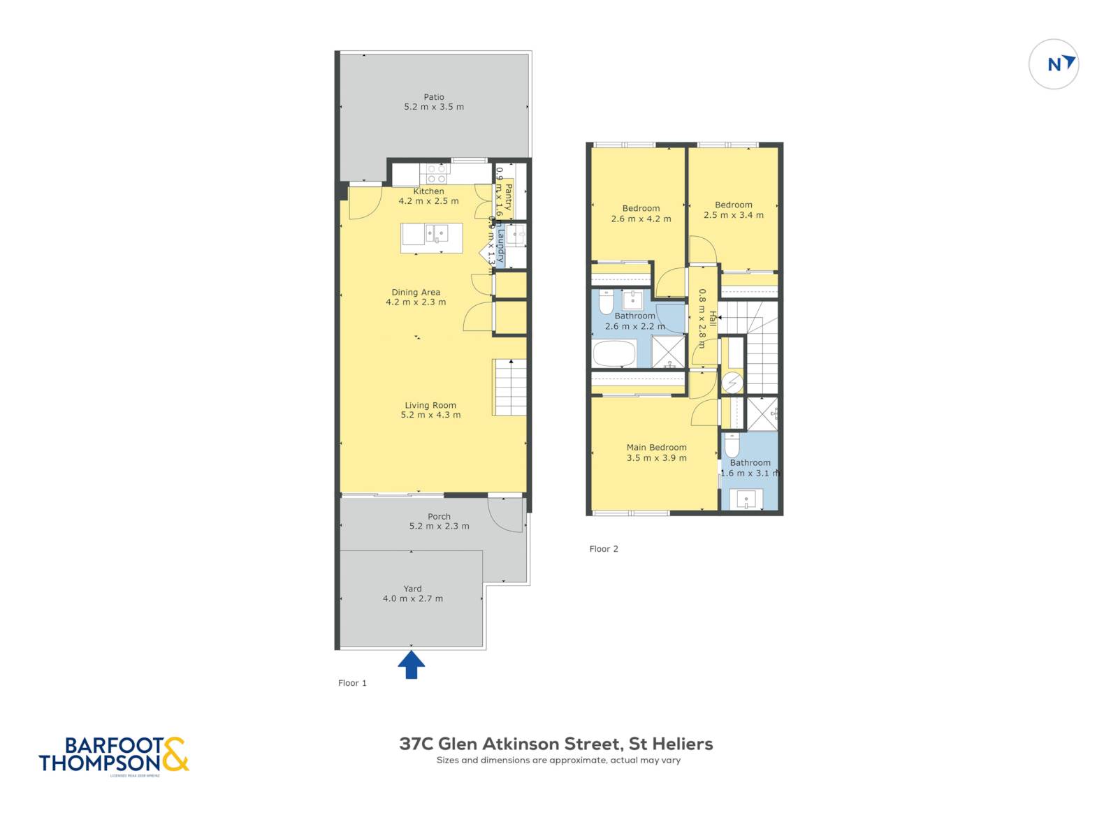 37c Glen Atkinson Street, Saint Heliers, Auckland City, 3房, 2浴, Townhouse
