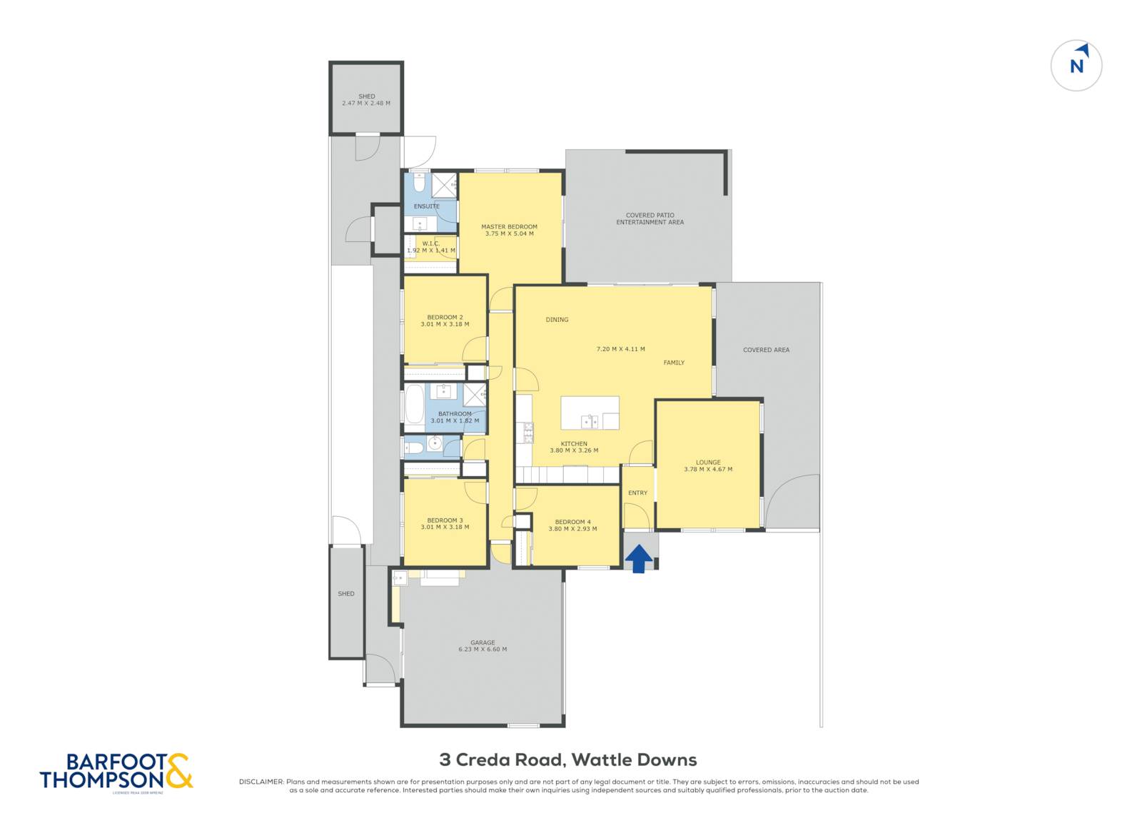 3 Creda Road, Wattle Downs, Manukau City, 4部屋, 2バスルーム, House