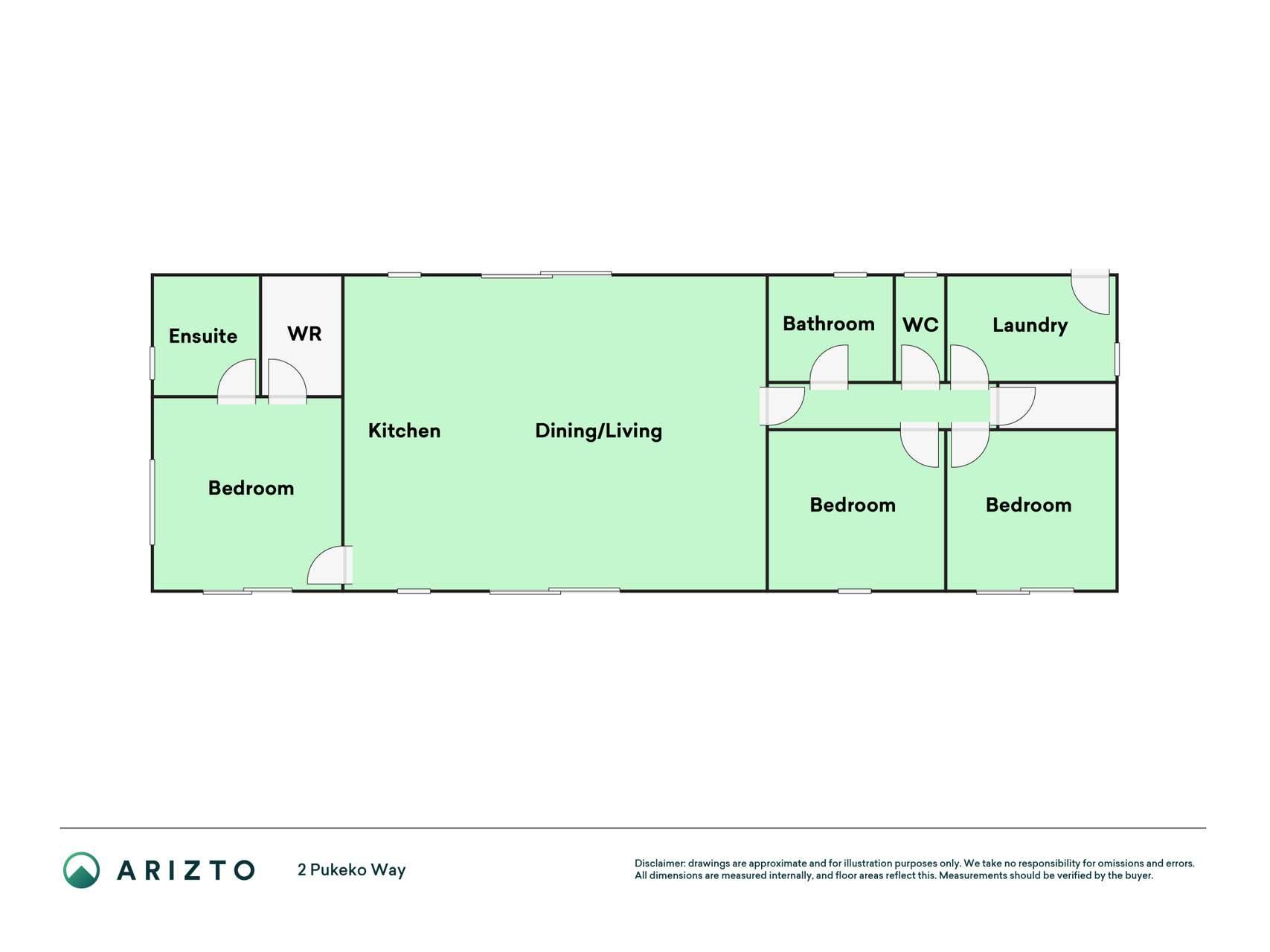 2 Pukeko Way, Amberley, Hurunui, 3 રૂમ, 2 બાથરૂમ, House