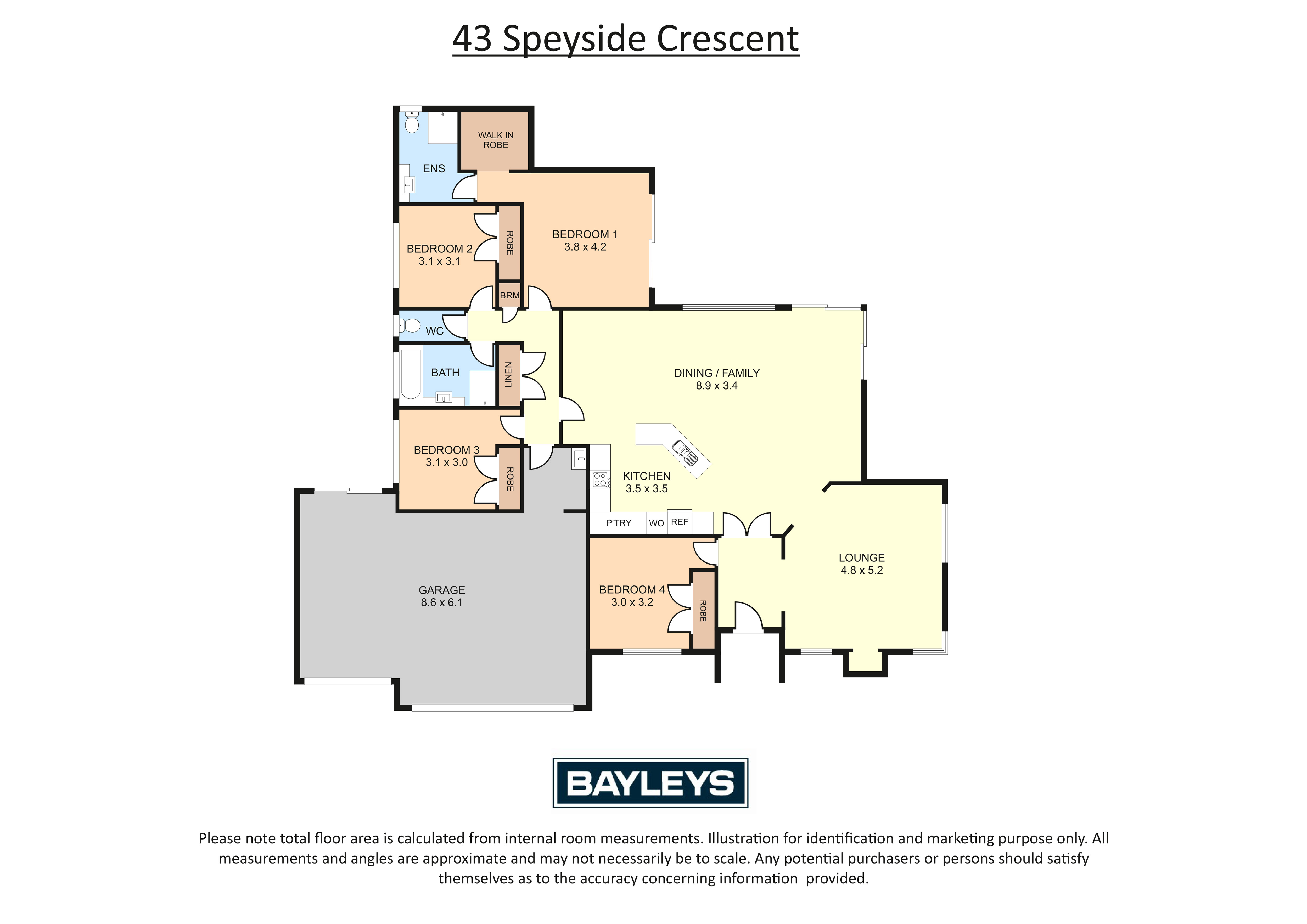 43 Speyside Crescent, Flat Bush, Manukau City, 4 침실, 2 욕실, House