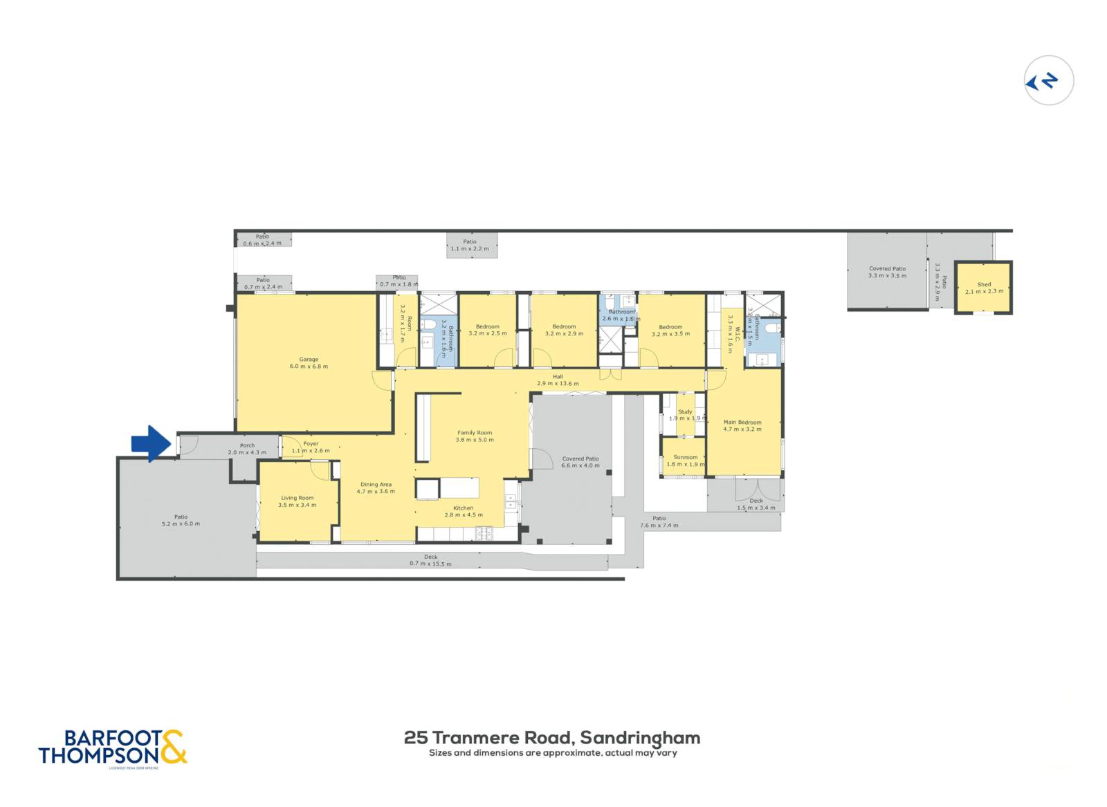 25 Tranmere Road, Sandringham, Auckland City, 4房, 3浴, House