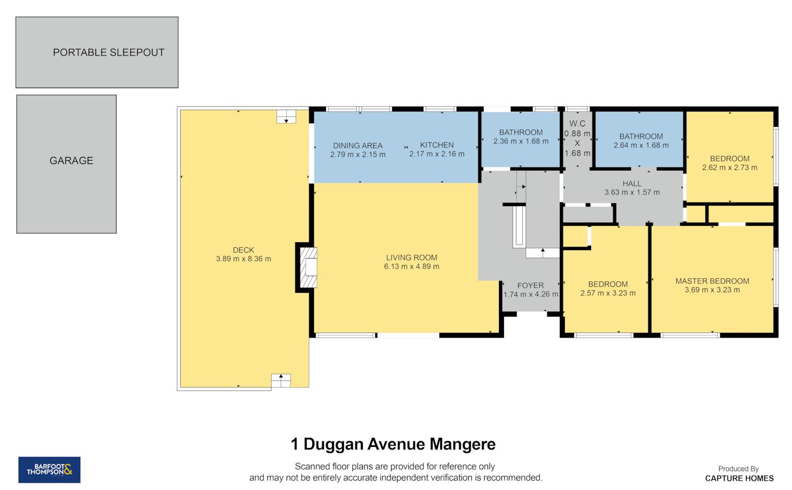 1 Duggan Avenue, Mangere, Manukau City, 3 phòng ngủ, 1 phòng tắm, House