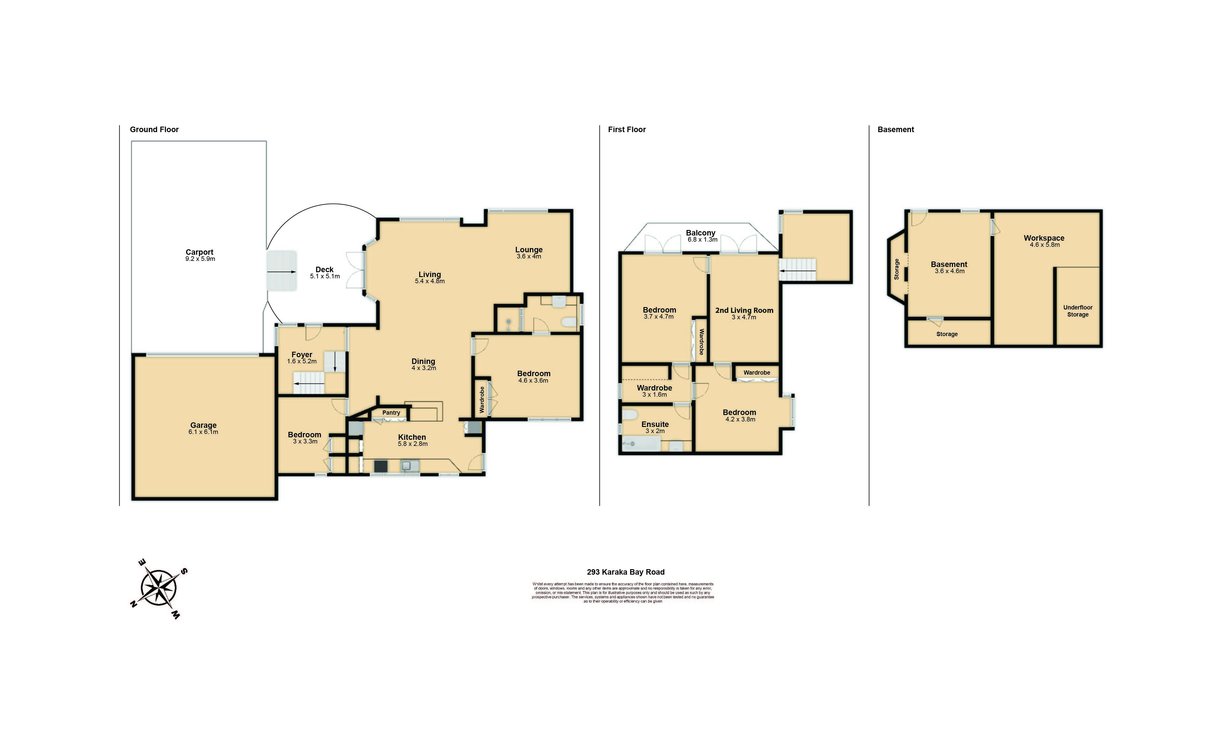 293 Karaka Bay Road, Karaka Bays, Wellington, 4房, 0浴, House
