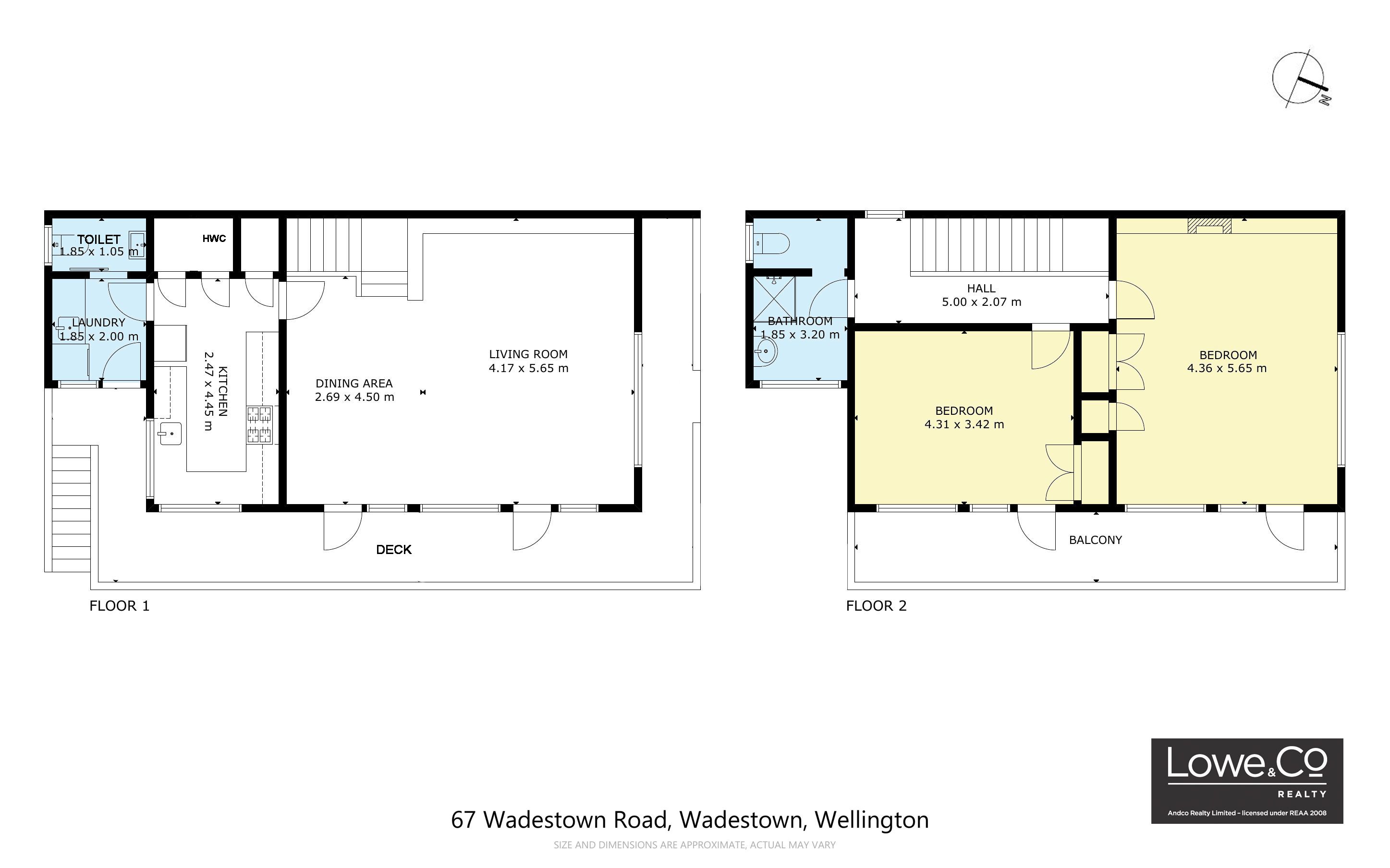 67 Wadestown Road, Wadestown, Wellington, 2部屋, 0バスルーム, House