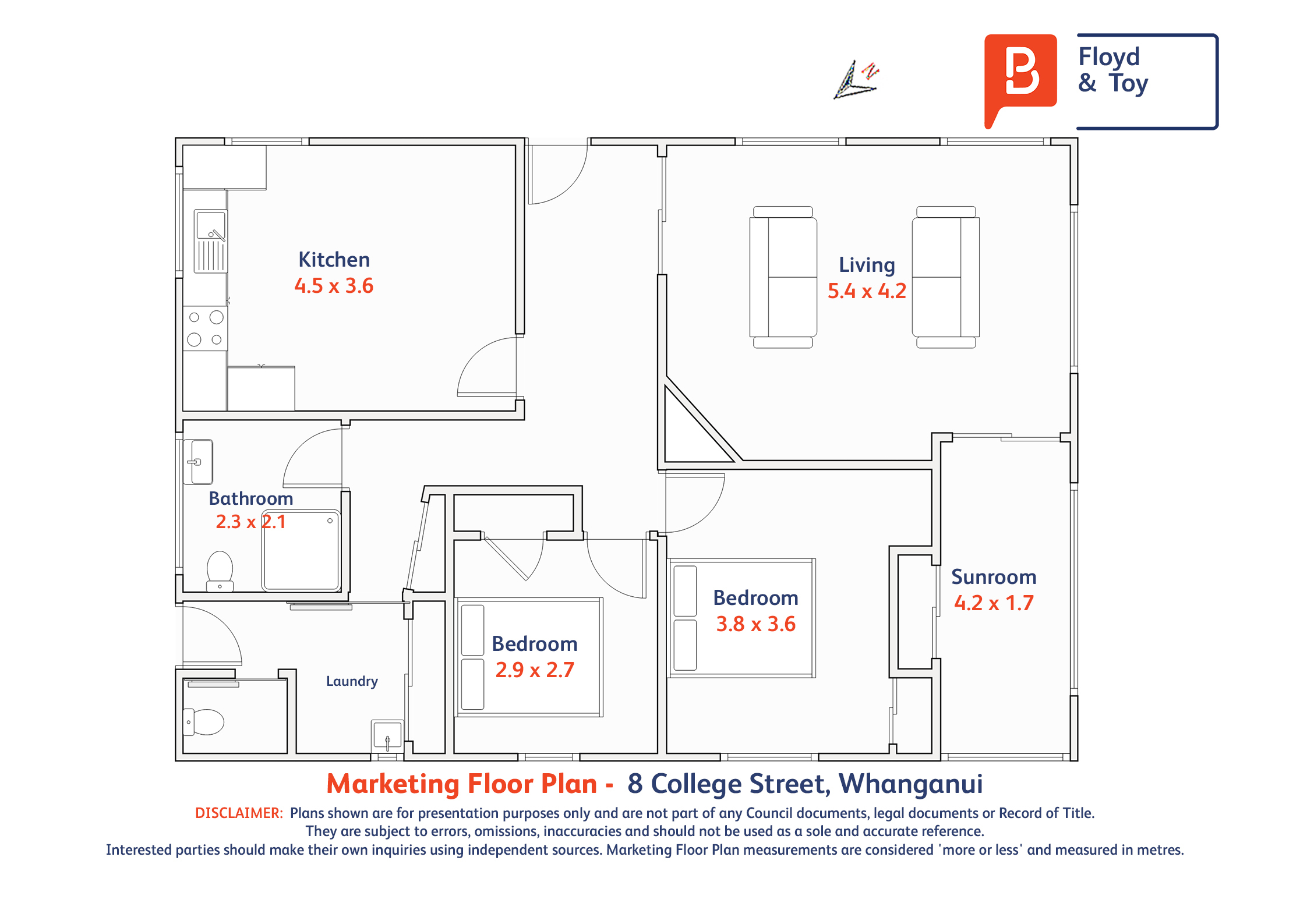 8 College Street, Wanganui Central, Wanganui, 2 habitaciones, 0 baños, House