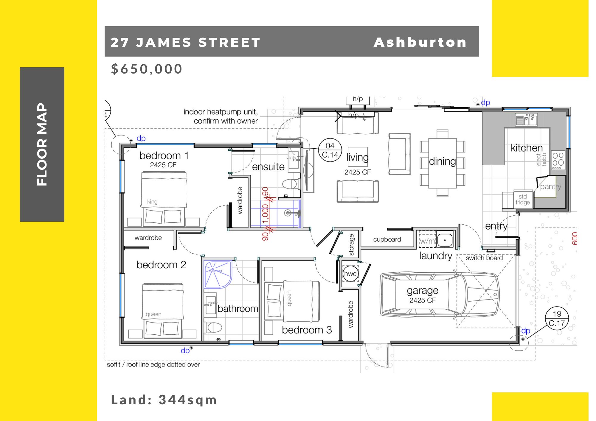 27 James Street, Allenton, Ashburton, 3 침실, 0 욕실, House