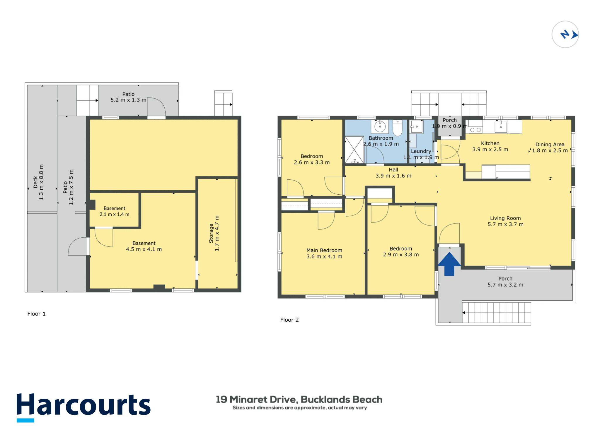 19 Minaret Drive, Bucklands Beach, Auckland - Manukau, 3房, 1浴, House