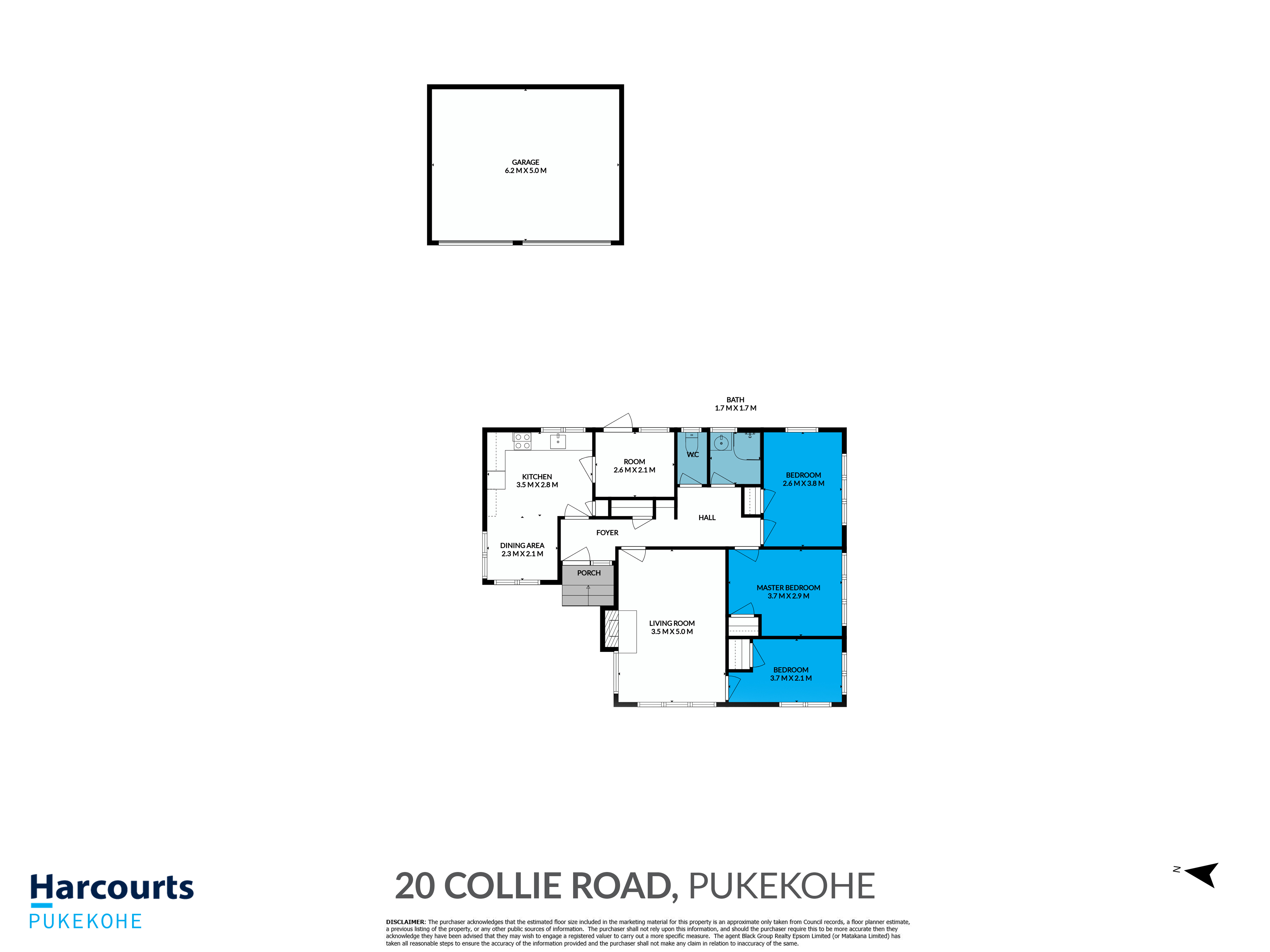20 Collie Road, Pukekohe, Franklin, 3房, 1浴, House