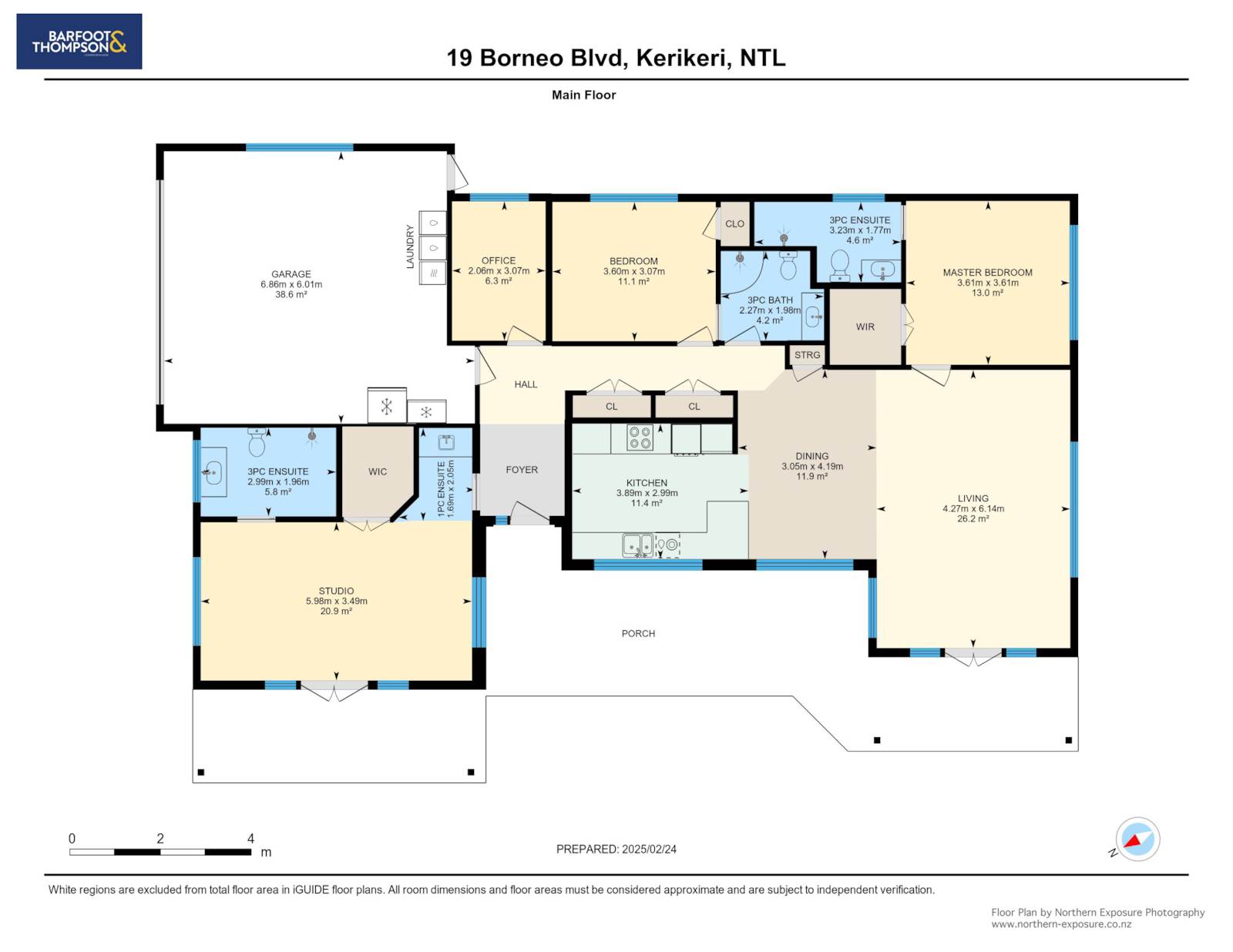 19 Borneo Boulevard, Kerikeri, Far North, 4房, 3浴, House