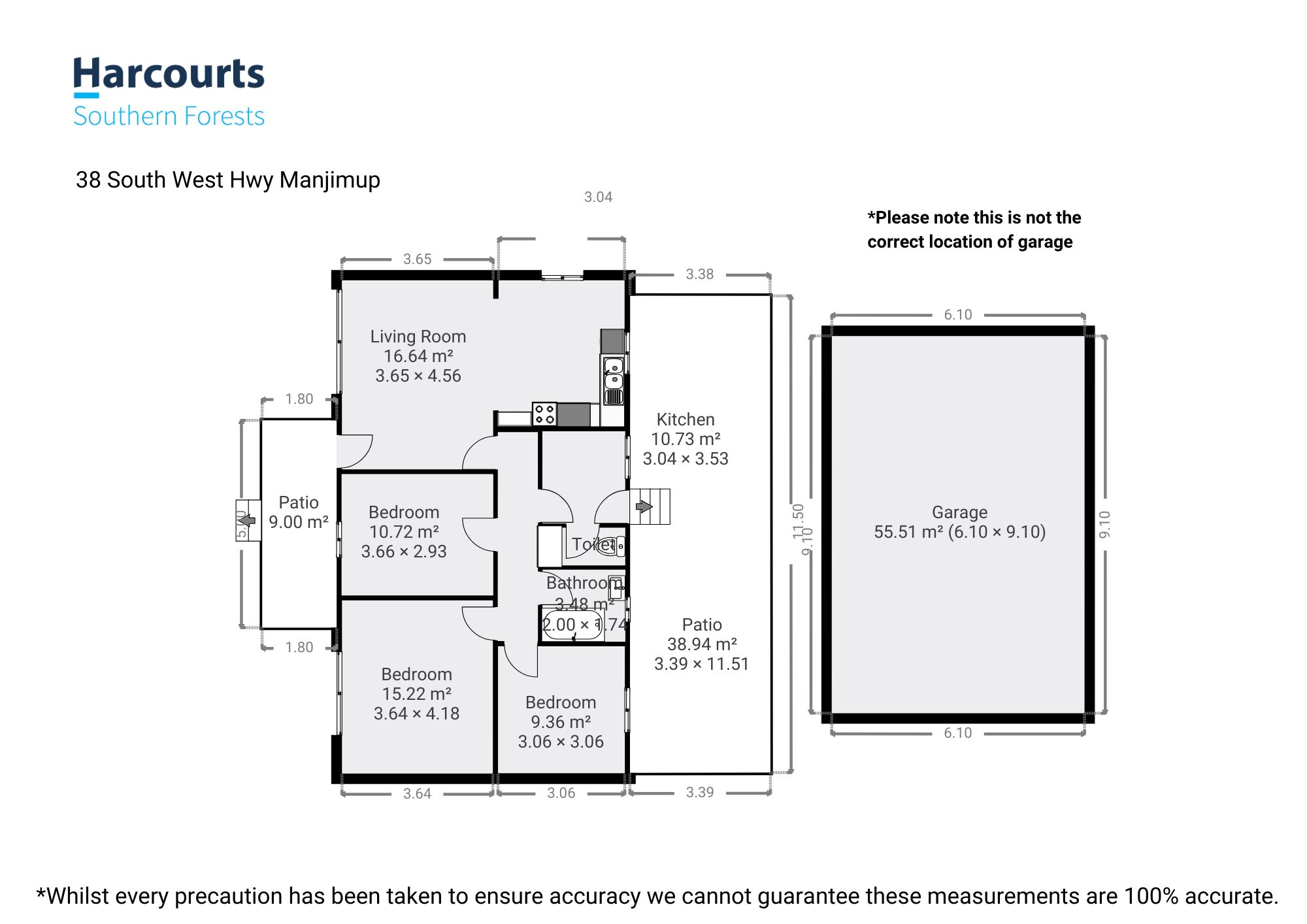 38 SOUTH WESTERN HWY, Manjimup, Bunbury, 0房, 0浴, House