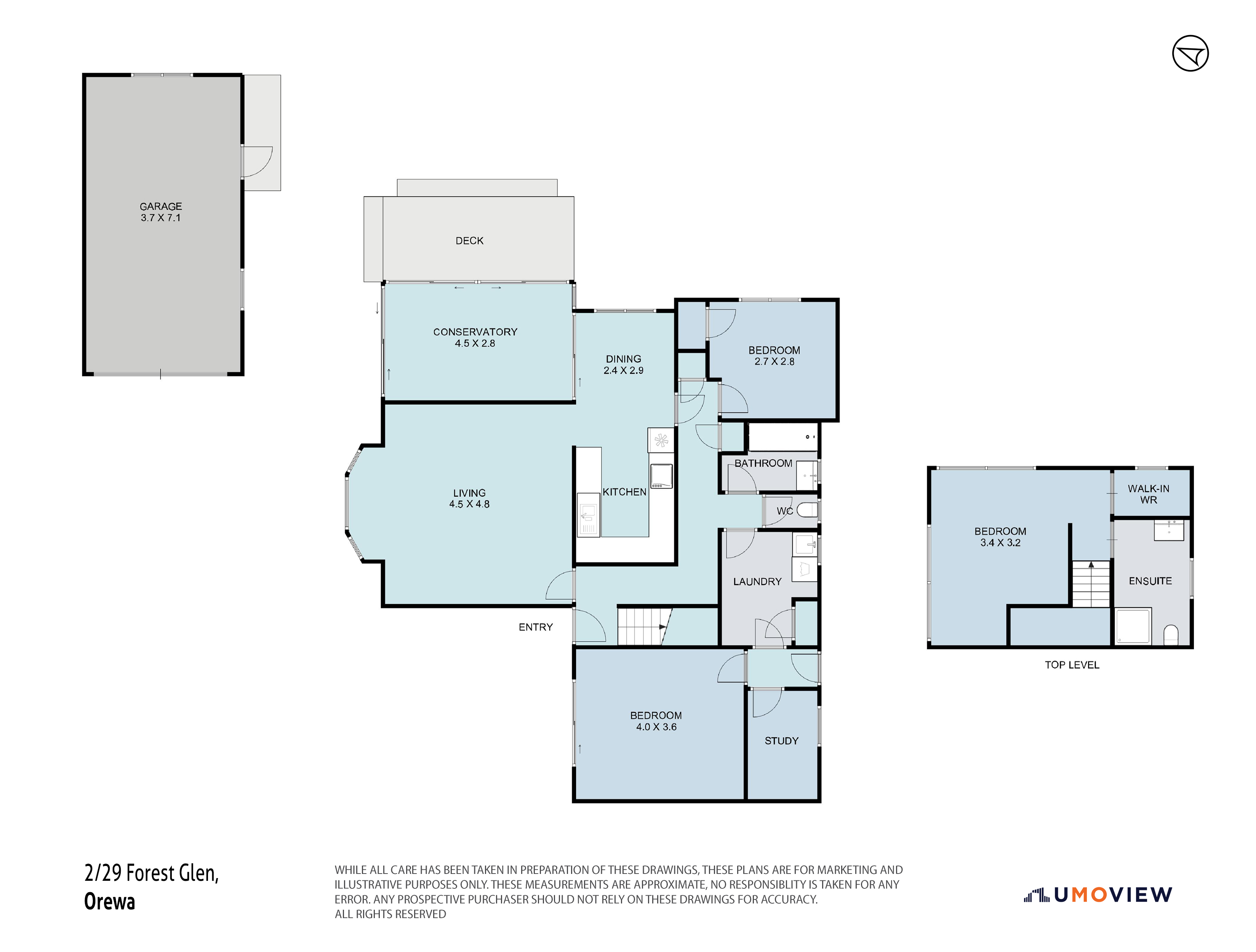 2/29 Forest Glen, Orewa, Rodney, 3 कमरे, 2 बाथरूम, House
