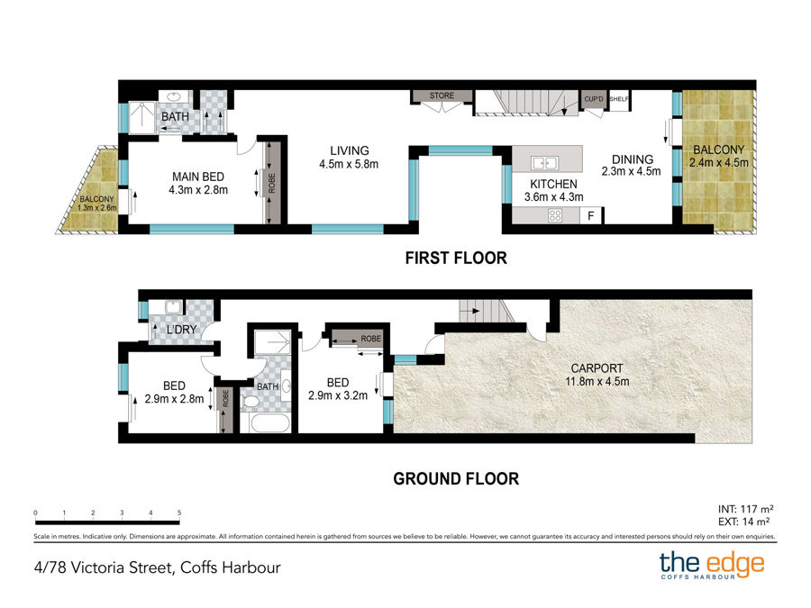 UNIT 4 78 VICTORIA ST, Coffs Harbour, North Coast, 0 ห้องนอน, 0 ห้องน้ำ, Townhouse