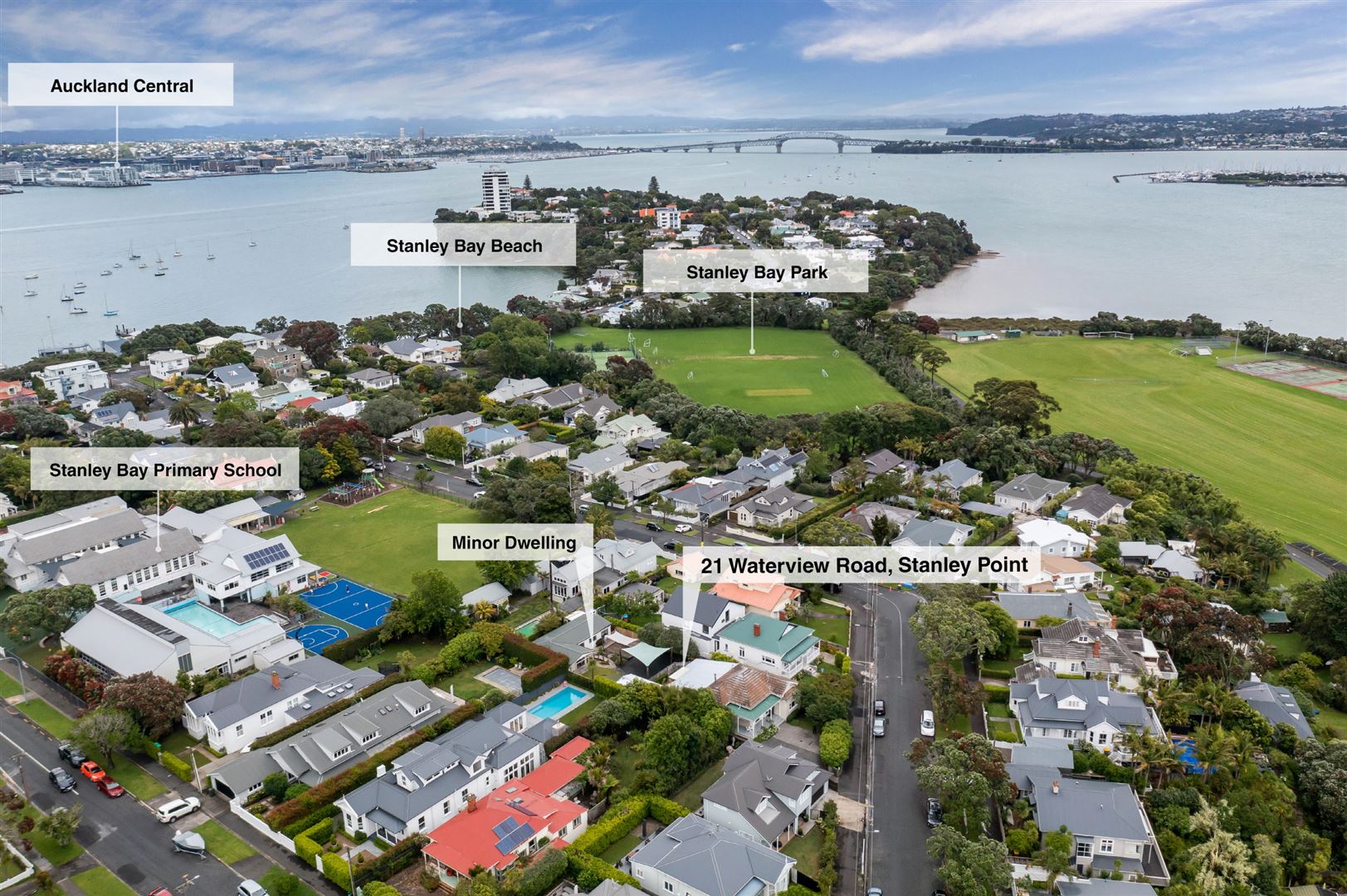 21 Waterview Road, Stanley Point, Auckland - North Shore, 7 ਕਮਰੇ, 0 ਬਾਥਰੂਮ