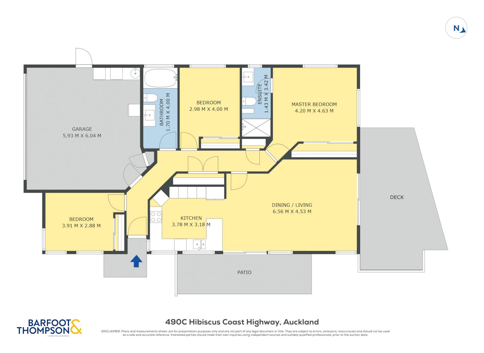 490c Hibiscus Coast Highway, Orewa, Rodney, 3 રૂમ, 2 બાથરૂમ, House