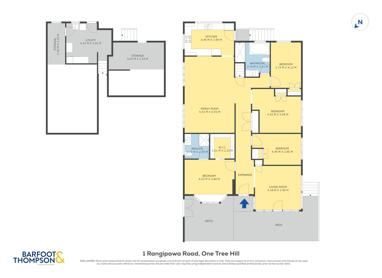 1 Rangipawa Road, One Tree Hill, Auckland City, 4 ਕਮਰੇ, 2 ਬਾਥਰੂਮ, House