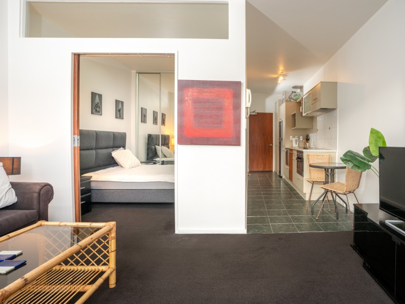 5o/154 The Terrace, Wellington Central, Wellington City, 1 ห้องนอน, 1 ห้องน้ำ