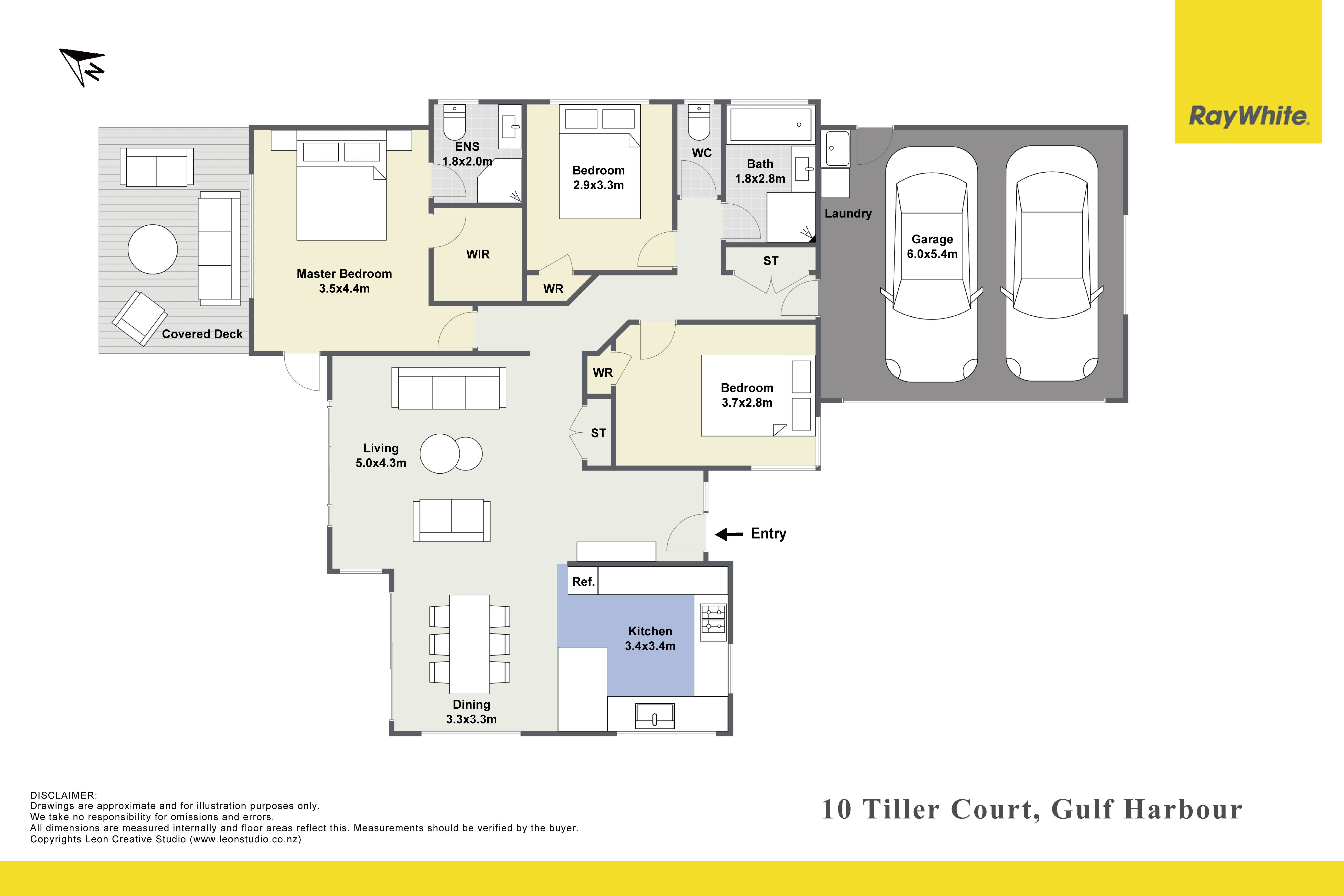 10 Tiller Court, Gulf Harbour, Auckland - Rodney, 3房, 0浴, House