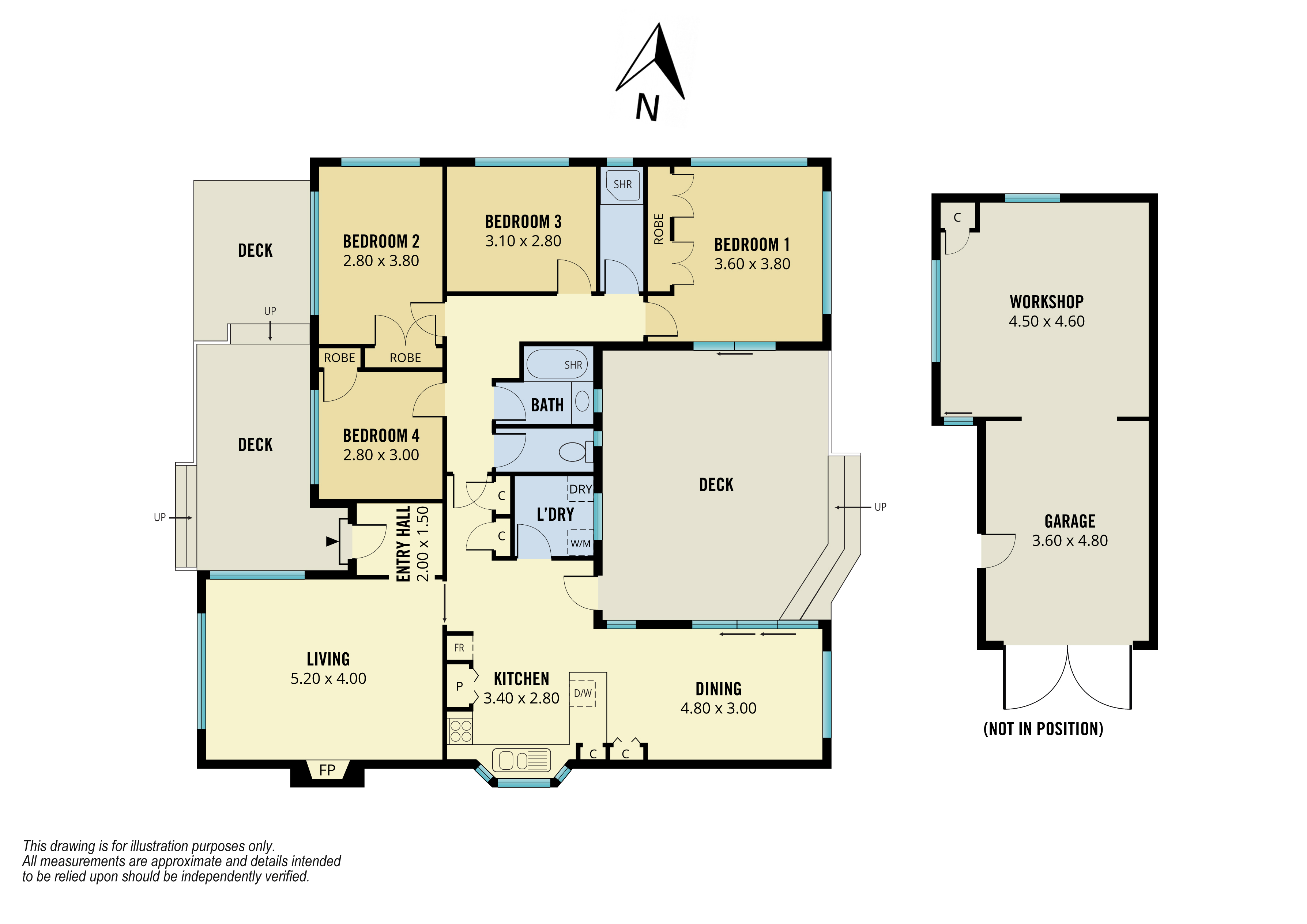 9 Bunnythorpe Road, Papakura, Papakura, 4 રૂમ, 1 બાથરૂમ, House