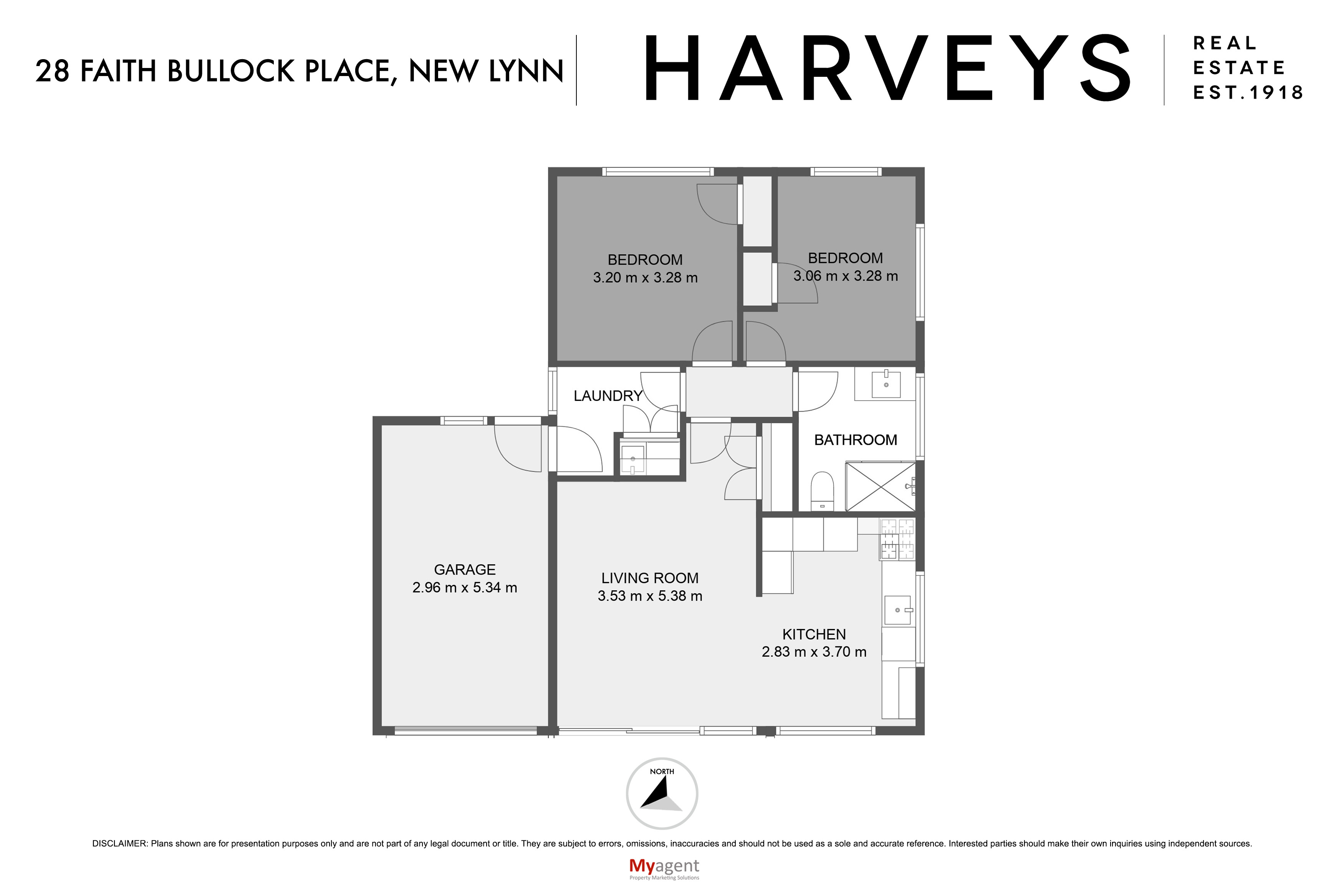 28 Faith Bullock Place, New Lynn, Waitakere City, 2房, 1浴, Unit