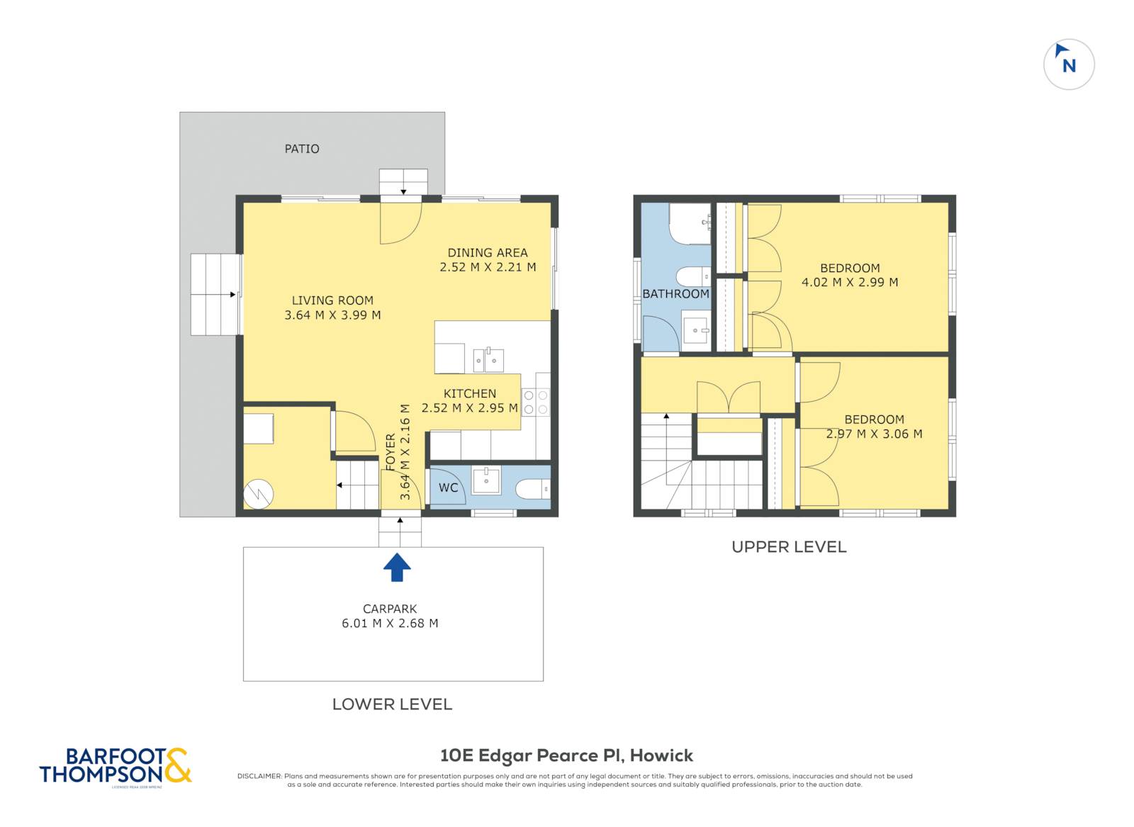 10e Edgar Pearce Place, Howick, Manukau City, 2 غرف, 1 حمامات, Townhouse