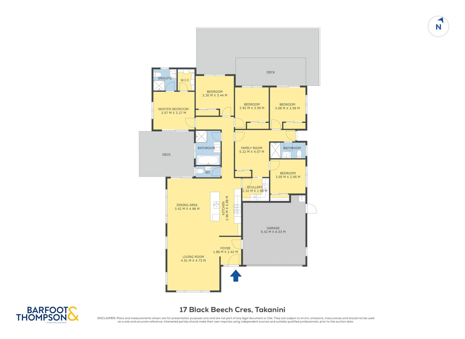 17 Black Beech Crescent, Takanini, Papakura, 5 غرف, 0 حمامات, House