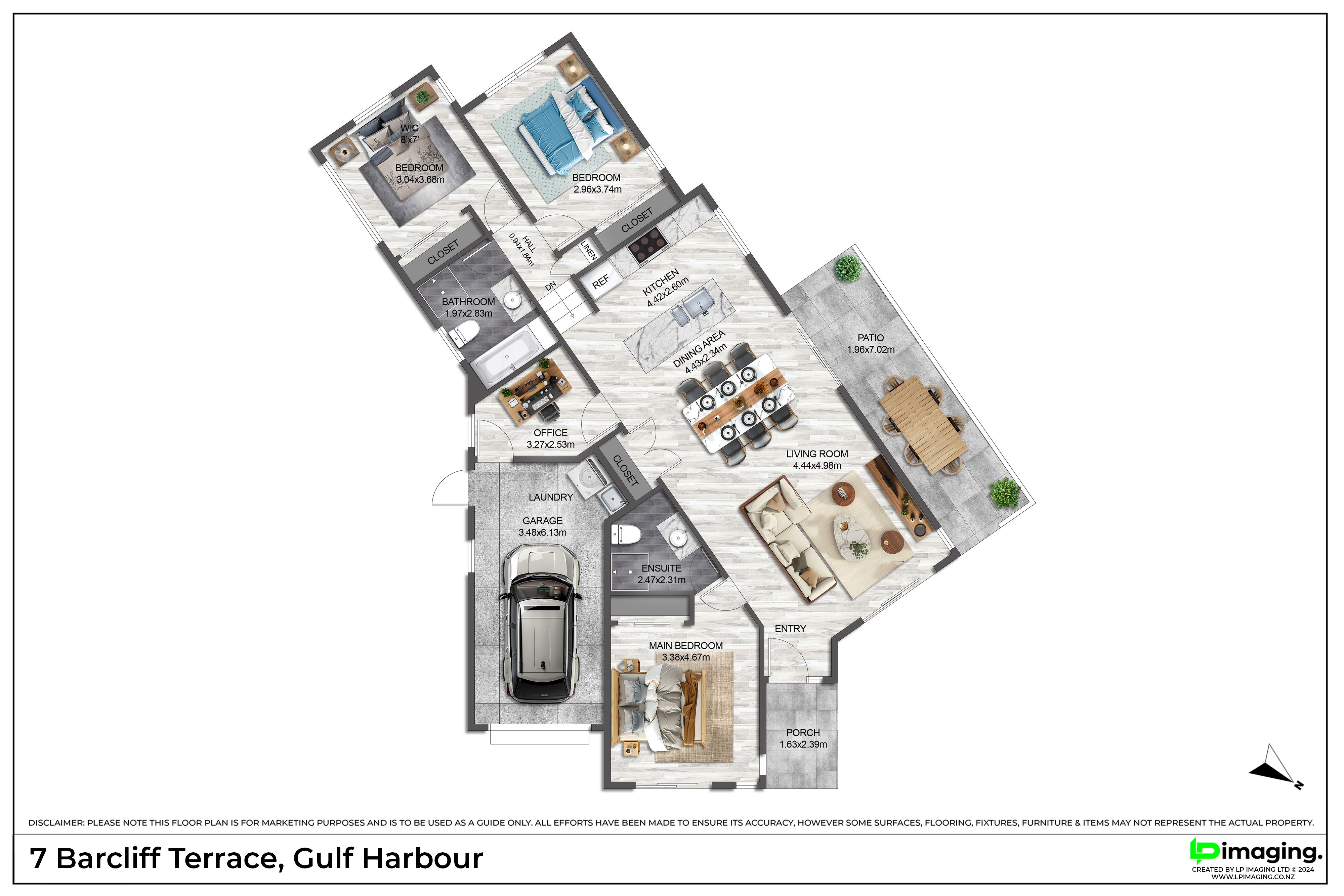 7 Barcliff Terrace, Gulf Harbour, Auckland - Rodney, 3房, 0浴, House