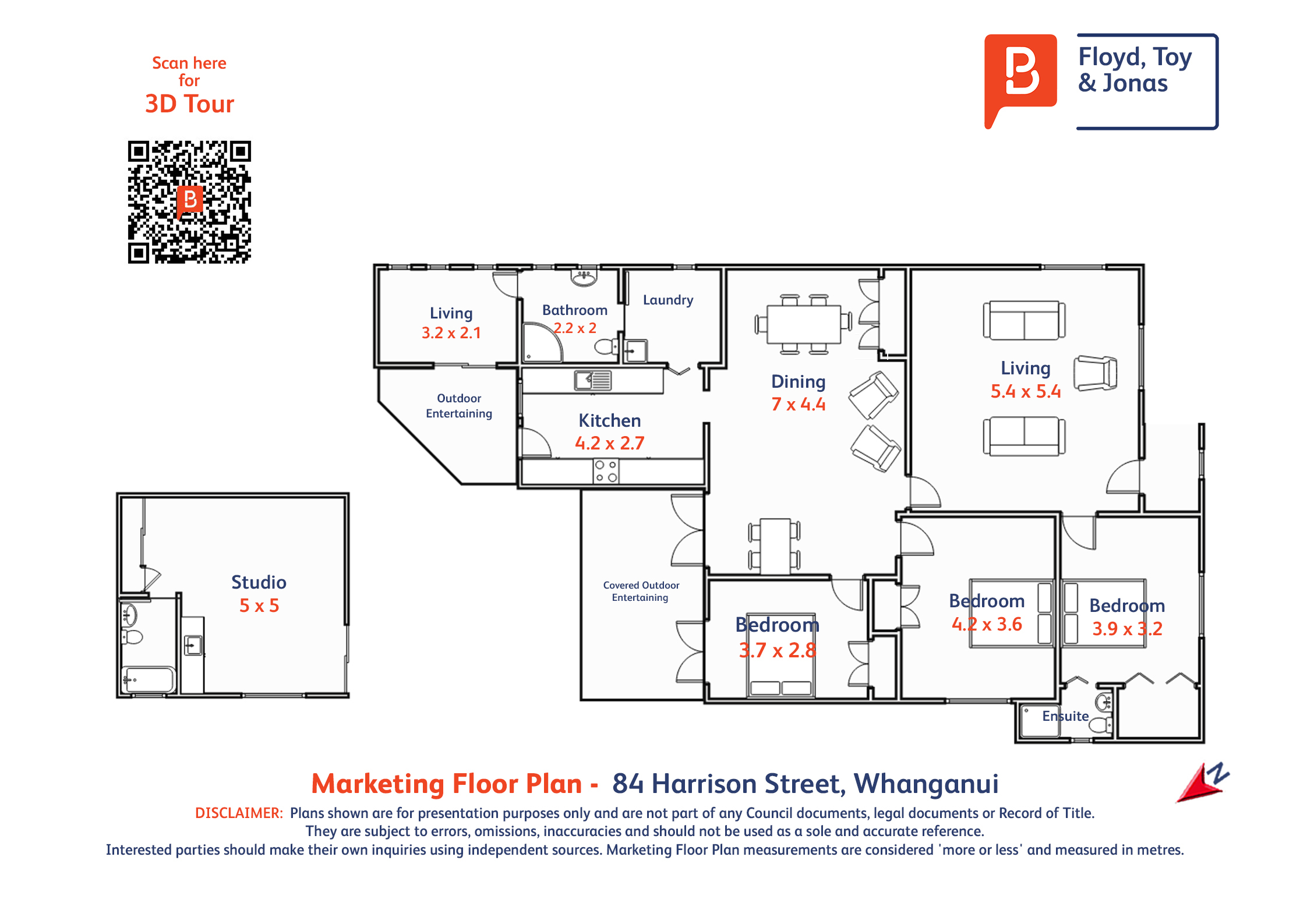 84 Harrison Street, Wanganui Central, Wanganui, 4 Bedrooms, 3 Bathrooms, House