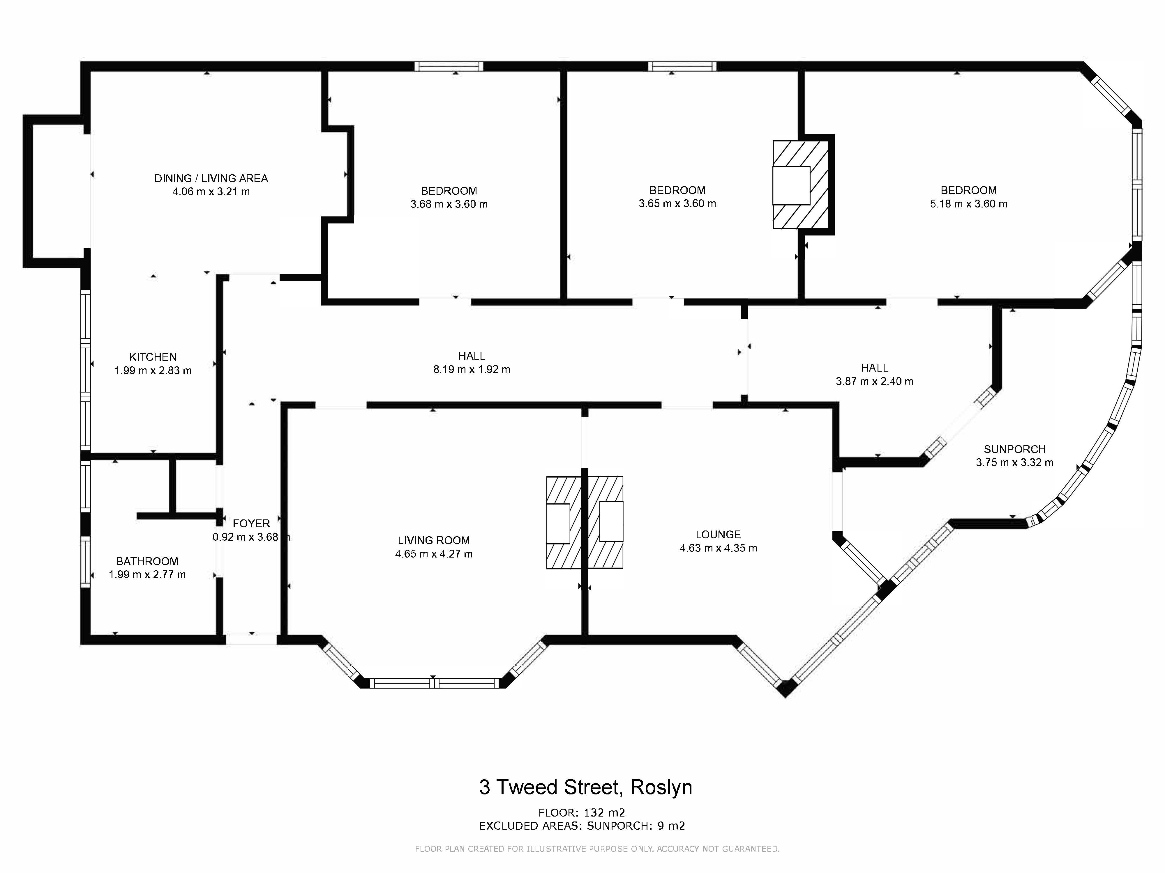 3 Tweed Street, Roslyn, Dunedin City, 3 Kuwarto, 1 Banyo, House