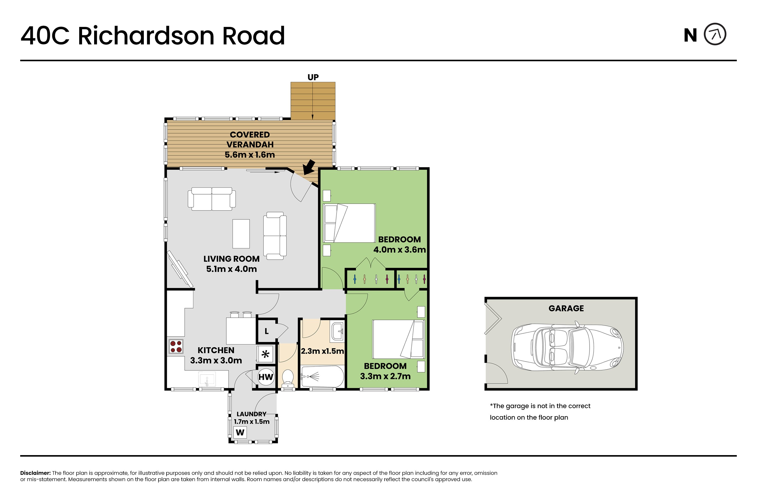 40c Richardson Road, Mount Albert, Auckland City, 2 chambres, 1 salles de bain, Unit
