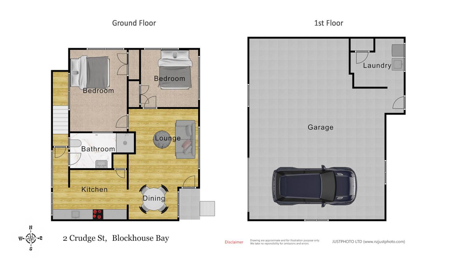 2 Crudge Street, Blockhouse Bay, Auckland City, 2房, 1浴, Unit