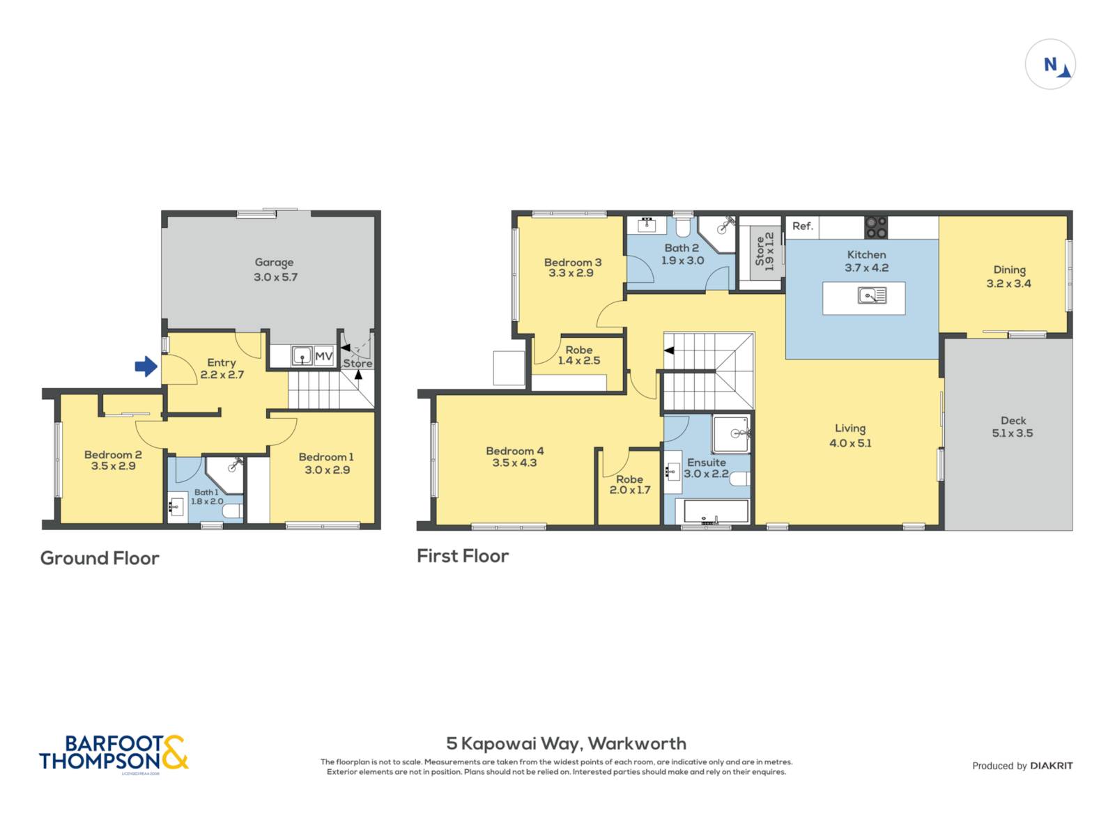 5 Kapowai Way, Warkworth, Rodney, 4房, 3浴, House