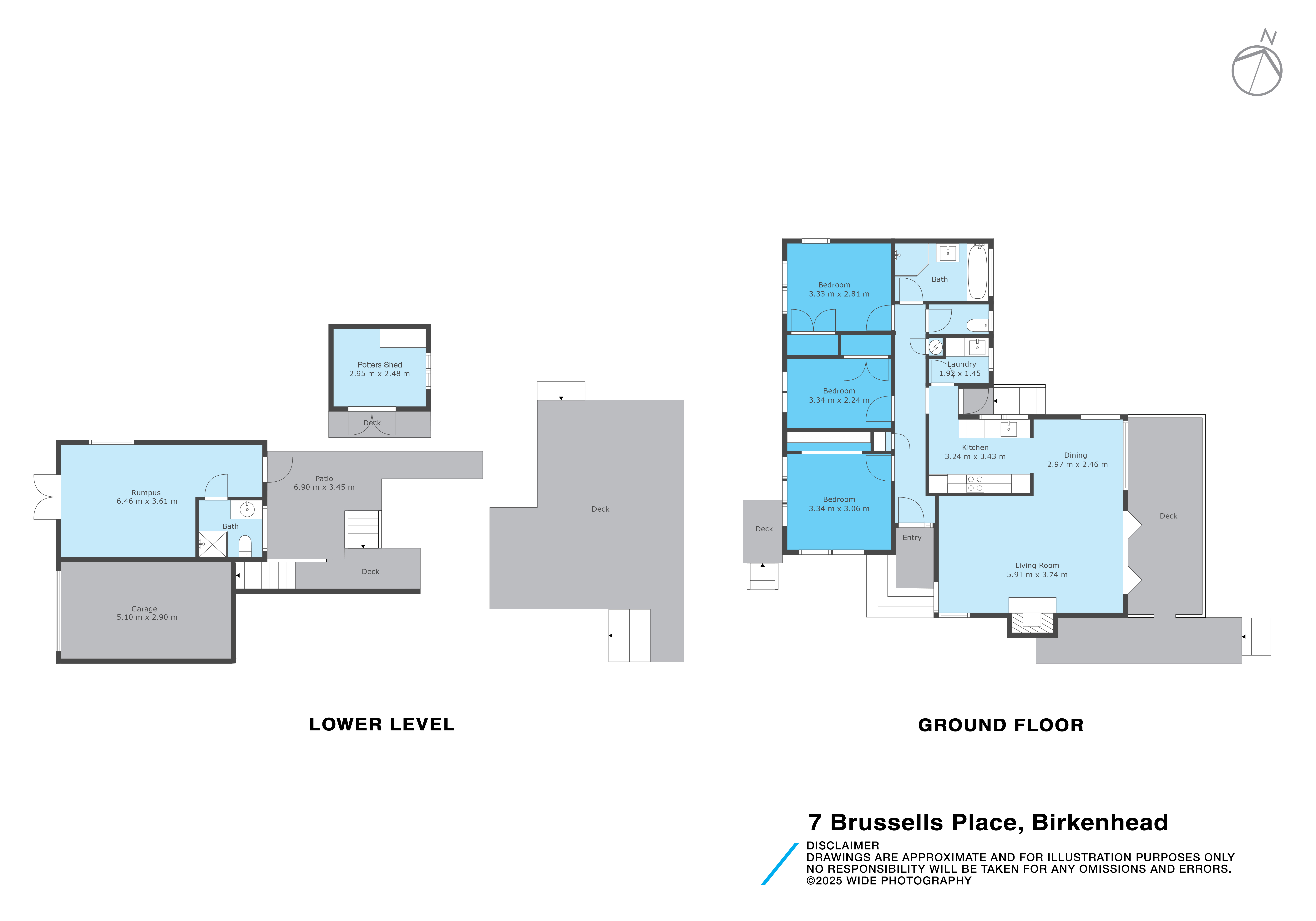 7 Brussells Place, Birkenhead, North Shore City, 3房, 2浴, House