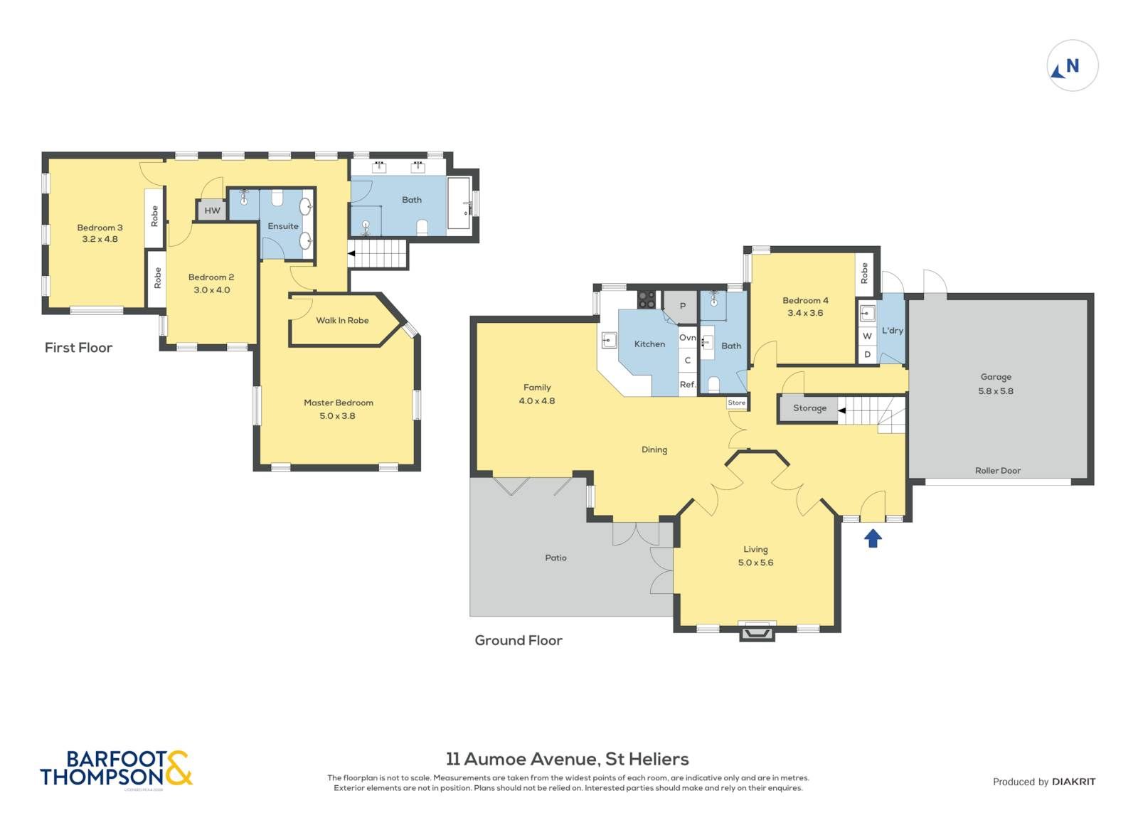 11 Aumoe Avenue, Saint Heliers, Auckland, 4房, 0浴, House