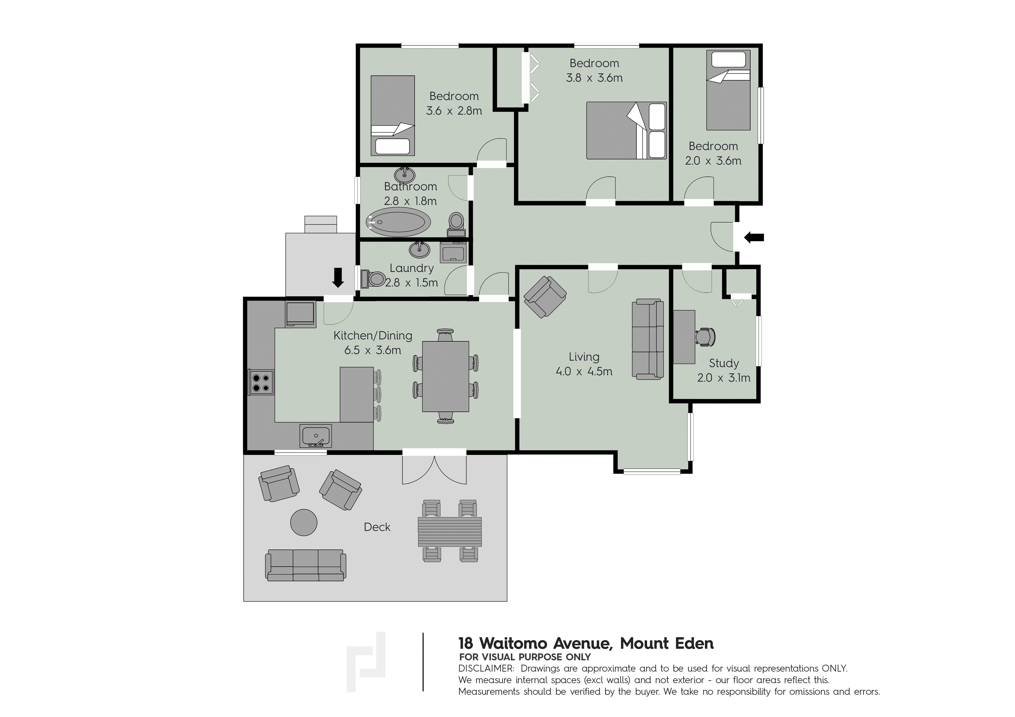 18 Waitomo Avenue, Mount Eden, Auckland, 3房, 1浴, House