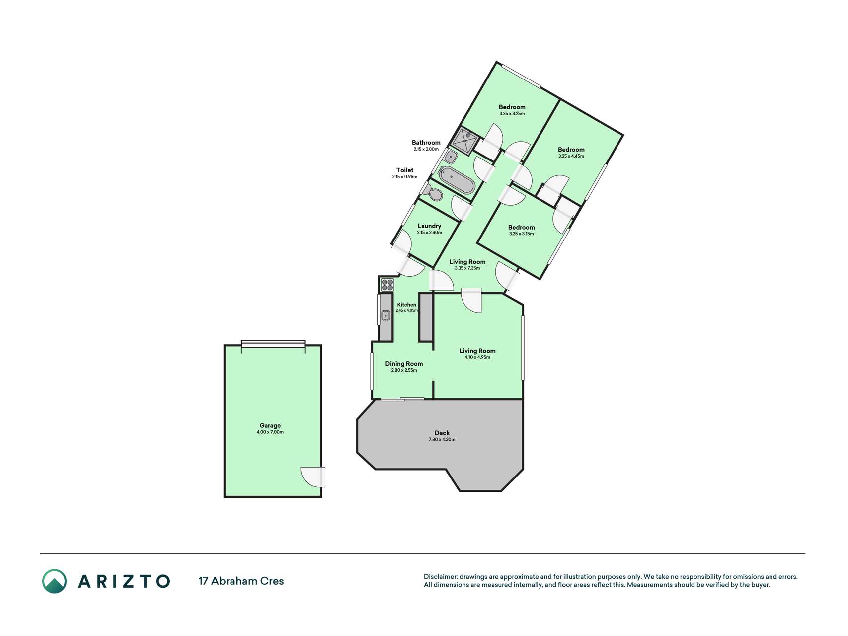 17 Abraham Crescent, Milson, Palmerston North City, 3 Bedrooms, 1 Bathrooms, House
