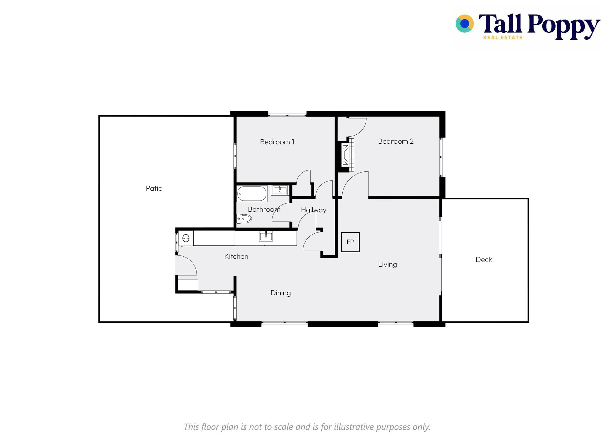 53 Wickliffe Terrace, Port Chalmers, Dunedin City, 2房, 1浴, House