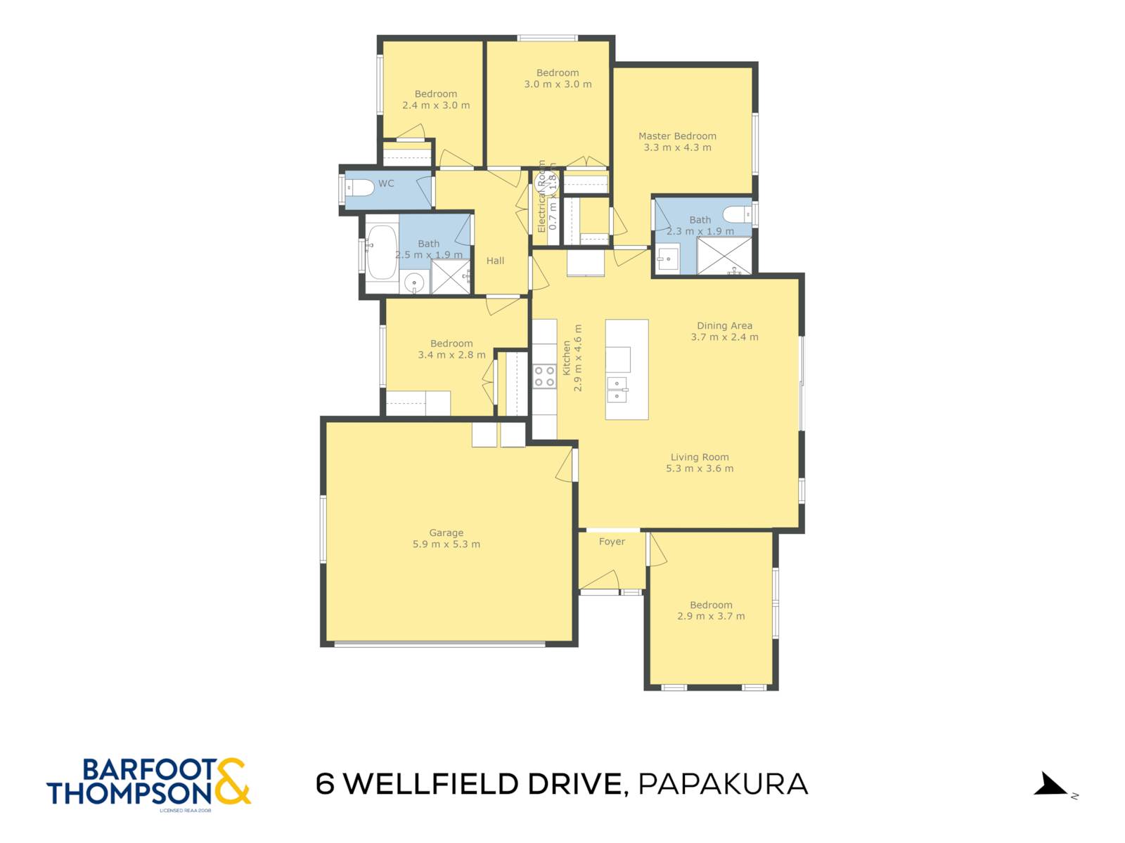6 Wellfield Drive, Papakura, Papakura, 4 Bedrooms, 2 Bathrooms, House